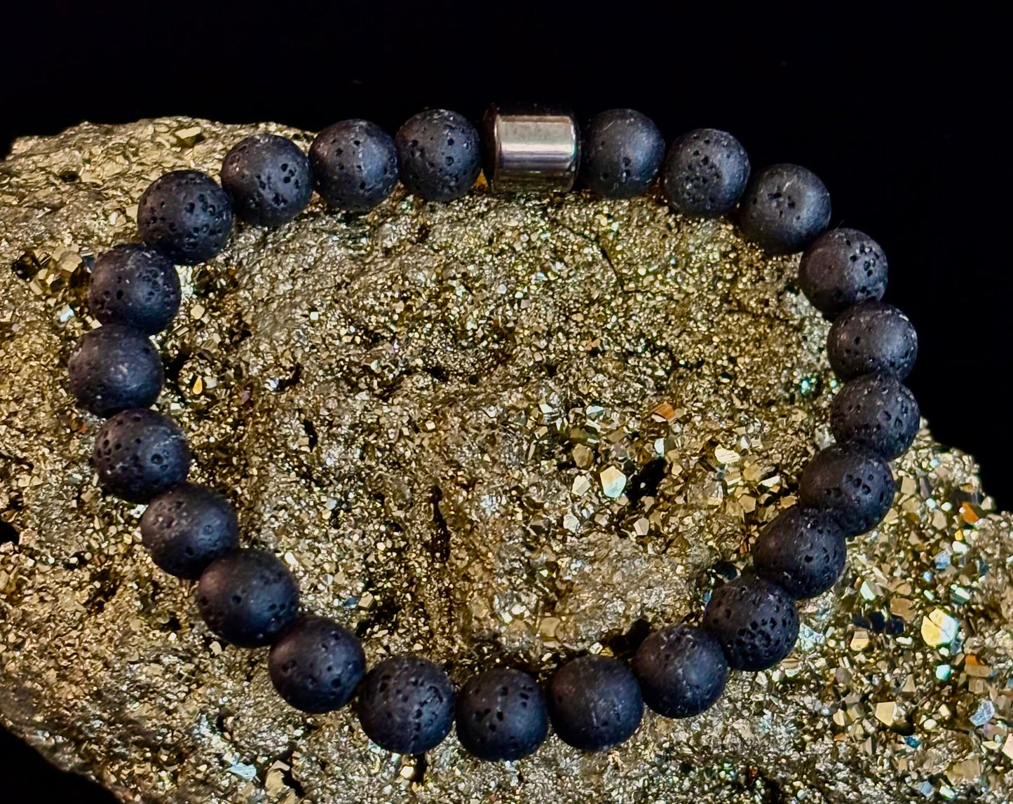 Men's Earth Energy Collection – 6 Choices - Natural Stone & Magnetic Bead Bracelets for Large Wrists