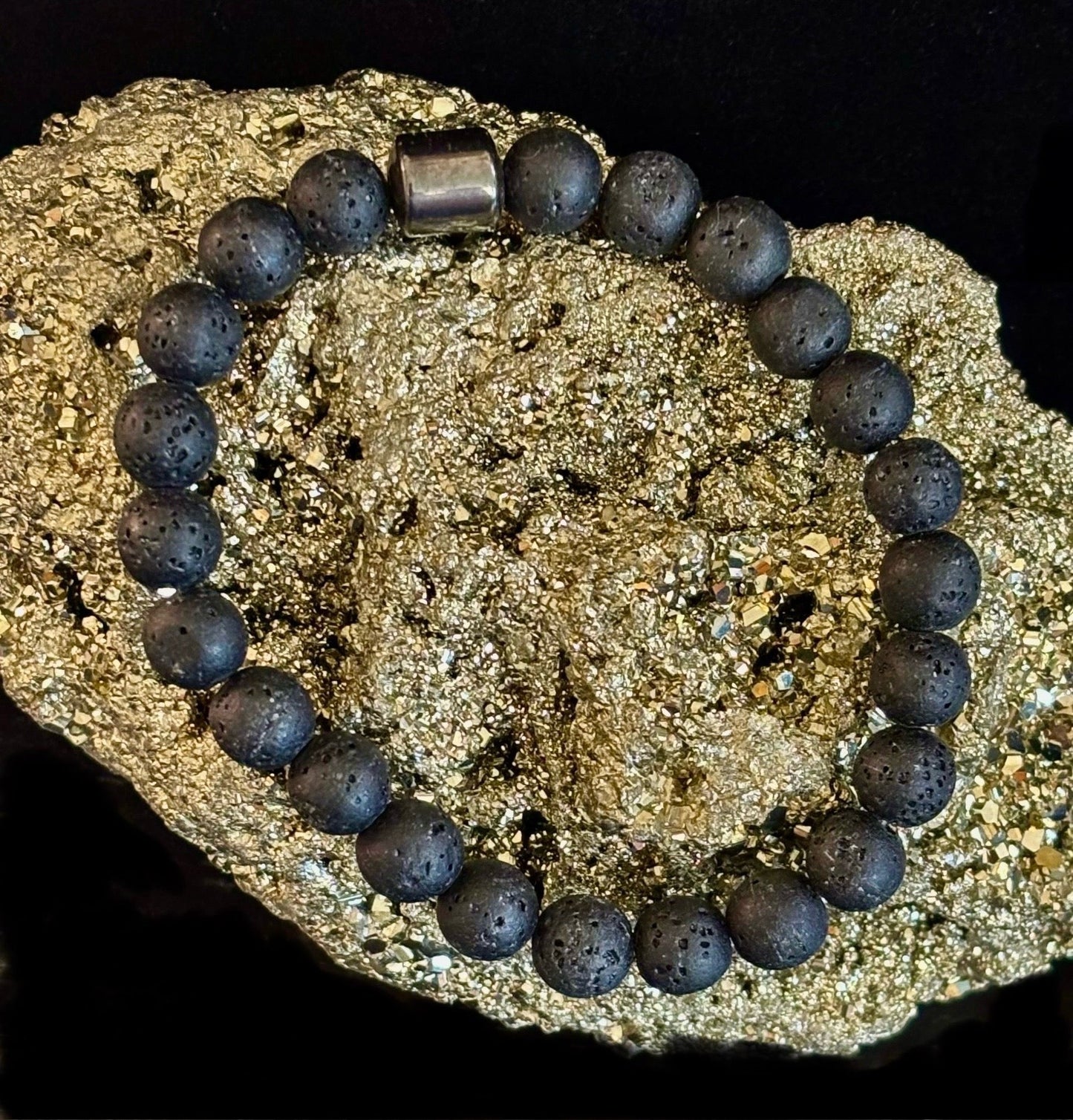 Men's Earth Energy Collection – 6 Choices - Natural Stone & Magnetic Bead Bracelets for Large Wrists