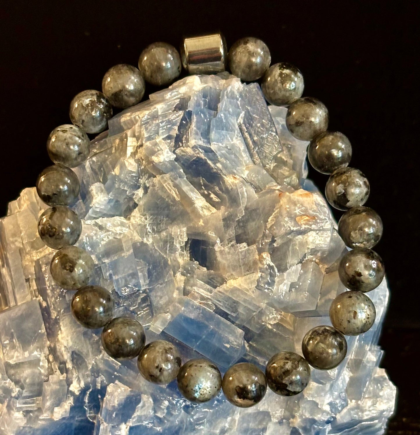 Men's Earth Energy Collection – 6 Choices - Natural Stone & Magnetic Bead Bracelets for Large Wrists