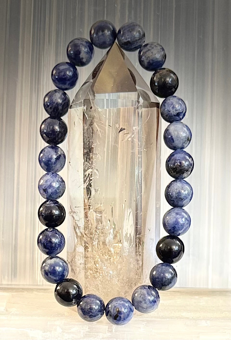 Sodalite Gemstone Bracelet – Intuition, Truth & Emotional Balance