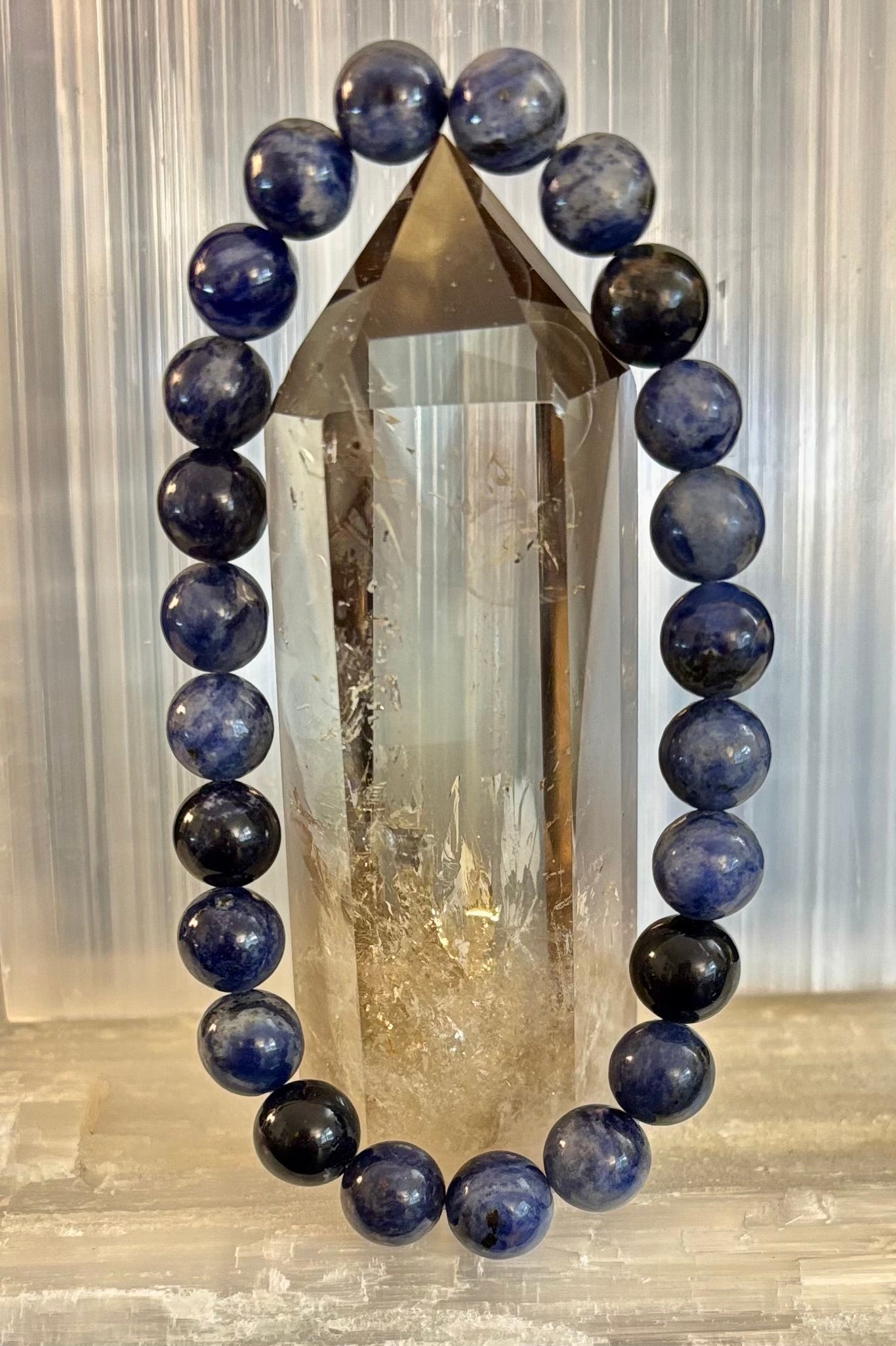Sodalite Gemstone Bracelet – Intuition, Truth & Emotional Balance