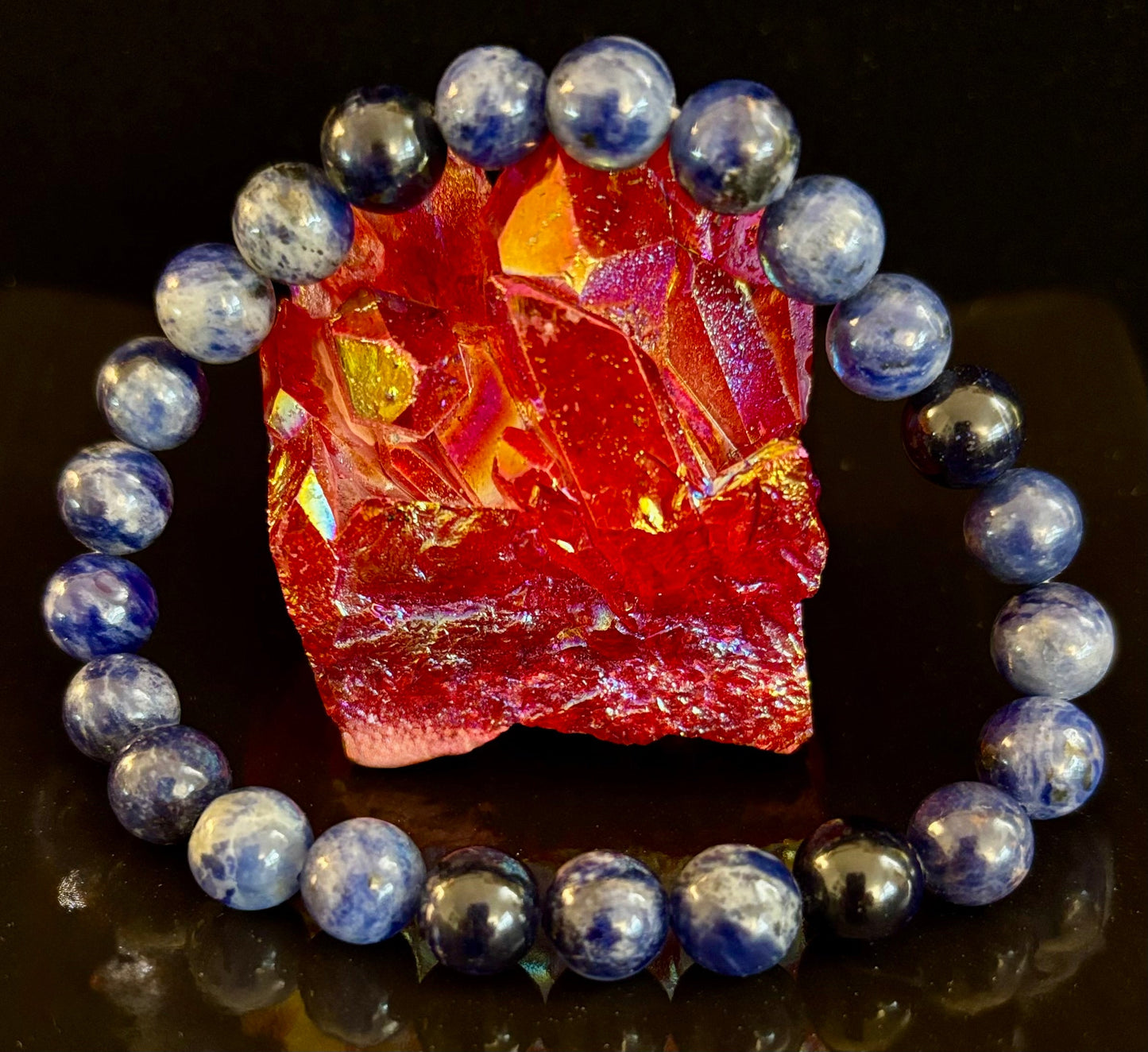 Sodalite Gemstone Bracelet – Intuition, Truth & Emotional Balance
