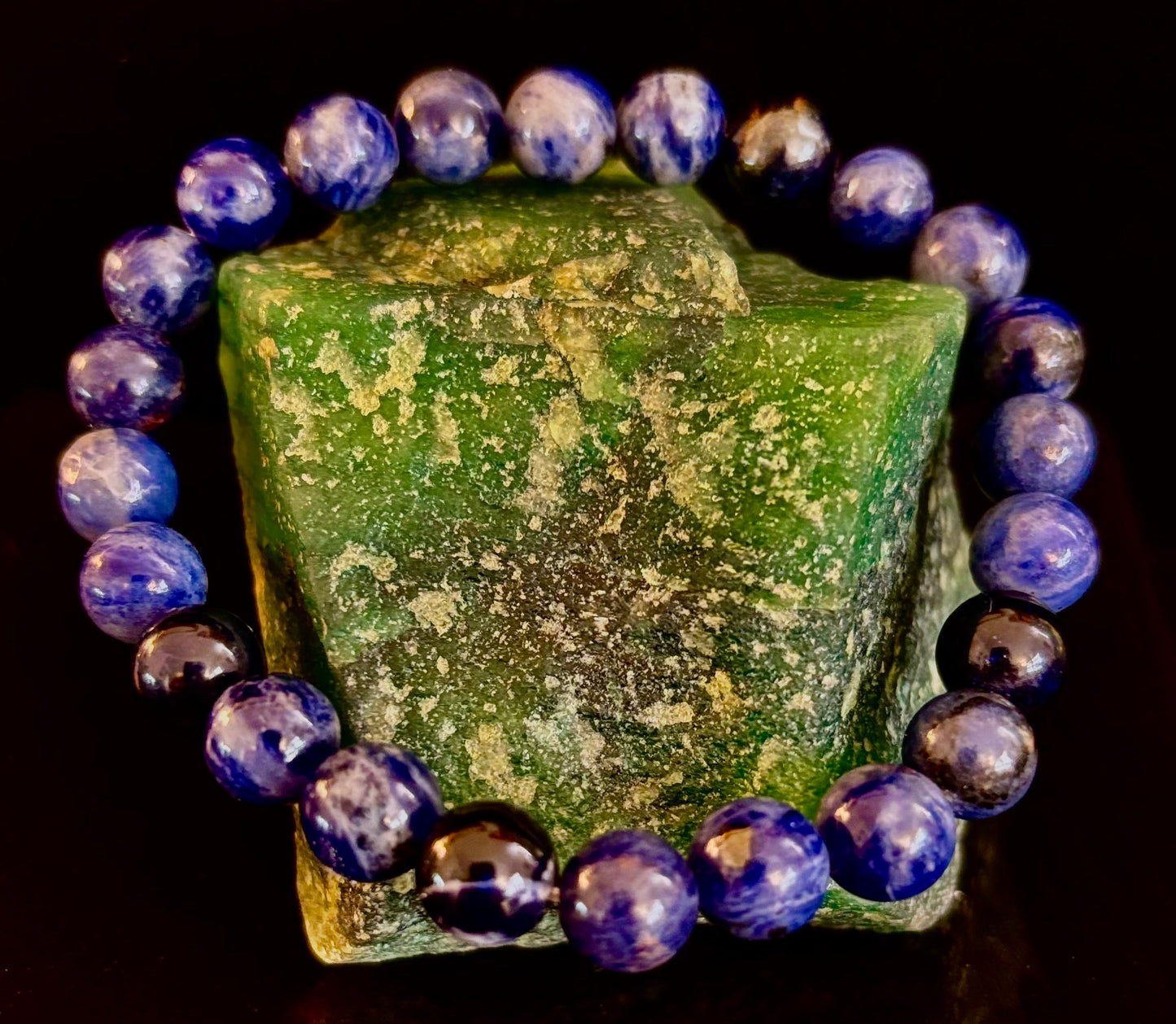 Sodalite Gemstone Bracelet – Intuition, Truth & Emotional Balance
