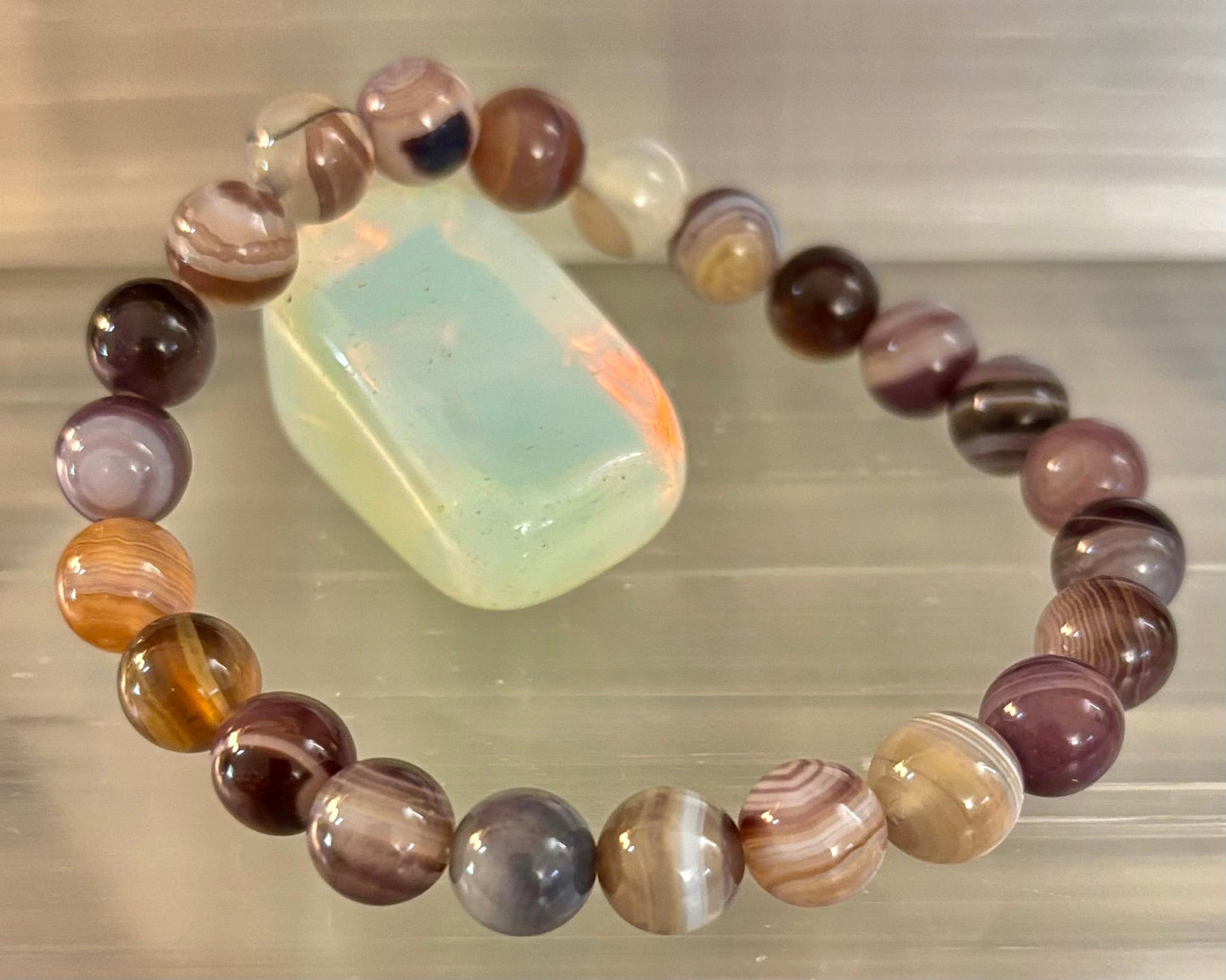 Botswana Agate Bracelet – Emotional Balance & Gentle Strength