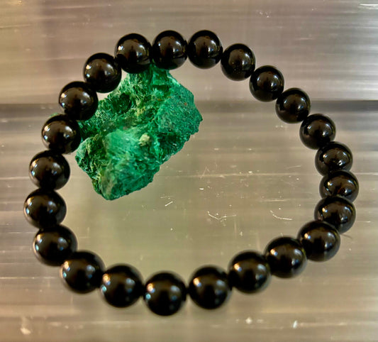 Black Tourmaline Bracelet – Protection, Grounding & Energy Shield
