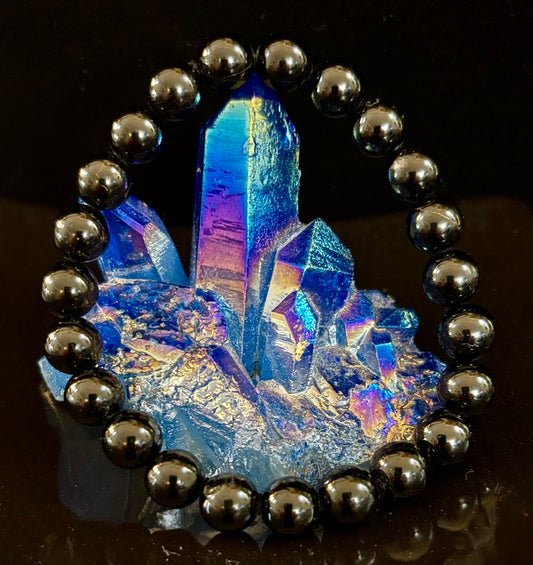 Black Tourmaline Bracelet – Protection, Grounding & Energy Shield