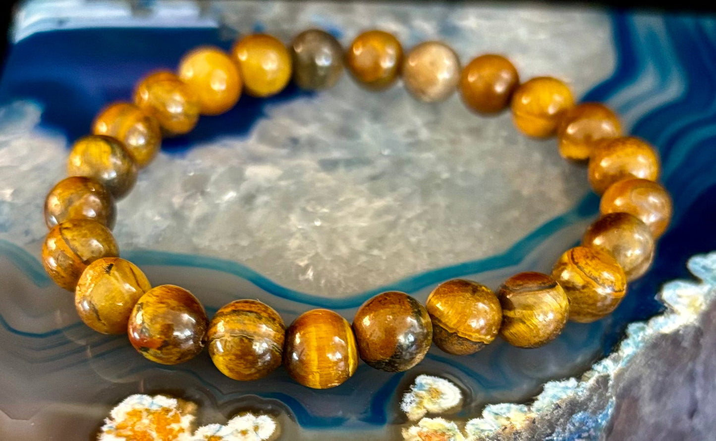 Tiger Iron Bracelet – Strength, Focus & Grounded Power