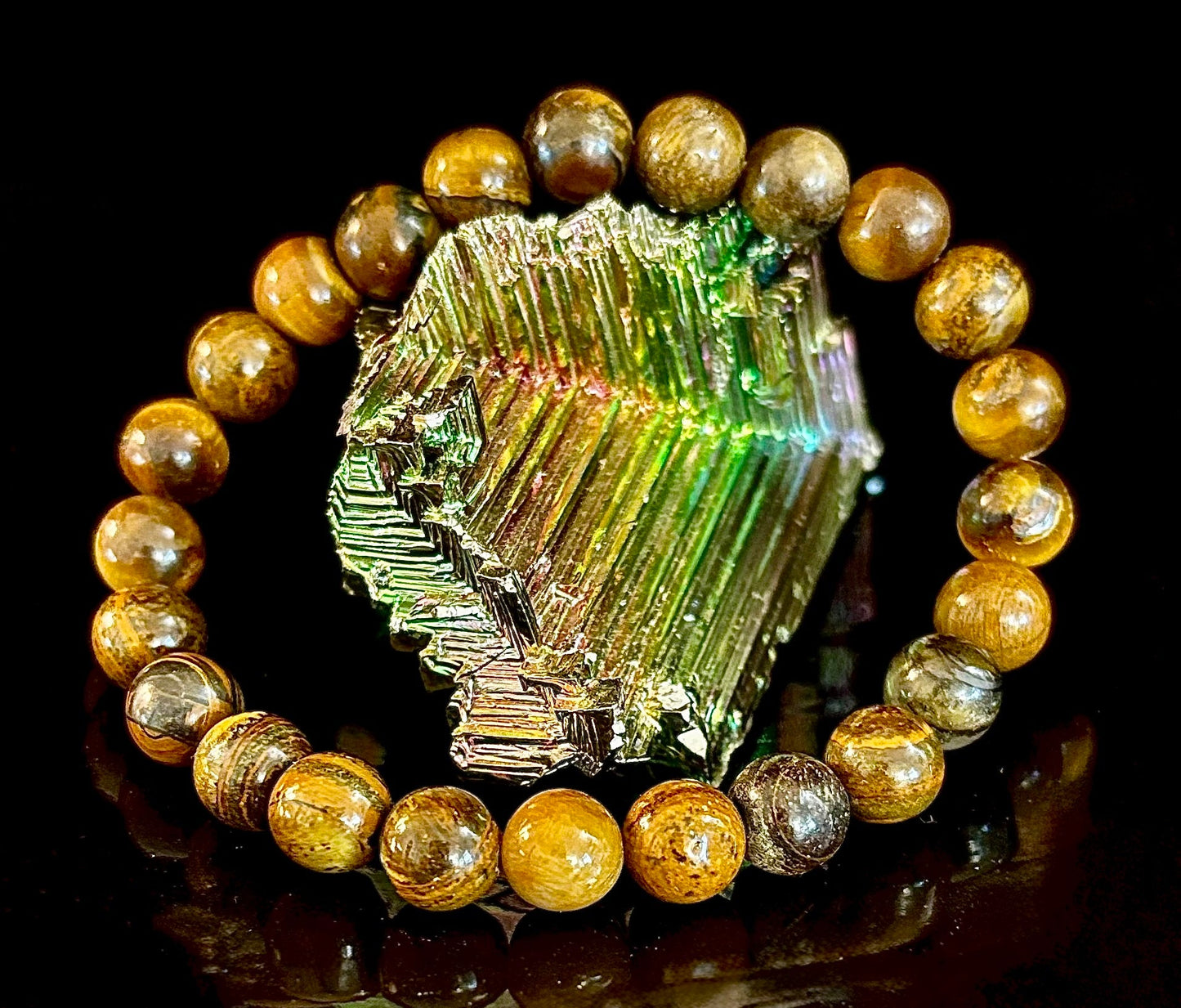 Tiger Iron Bracelet – Strength, Focus & Grounded Power