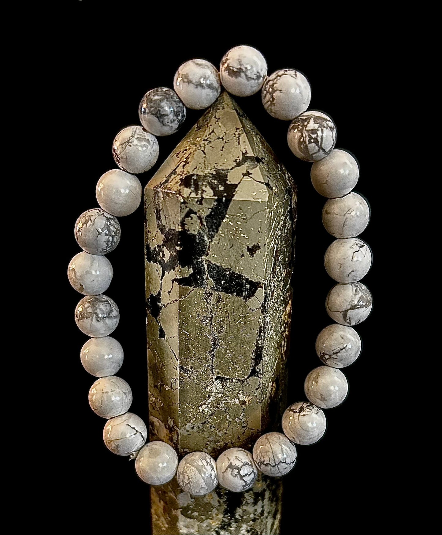 White Howlite Bracelet – Calm, Clarity & Inner Peace