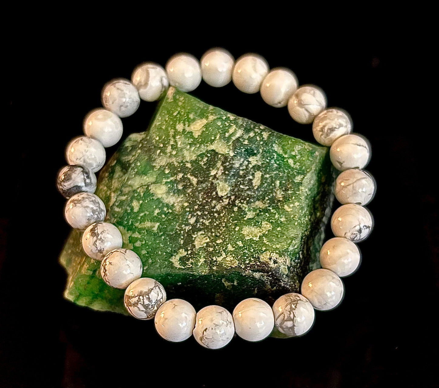 White Howlite Bracelet – Calm, Clarity & Inner Peace