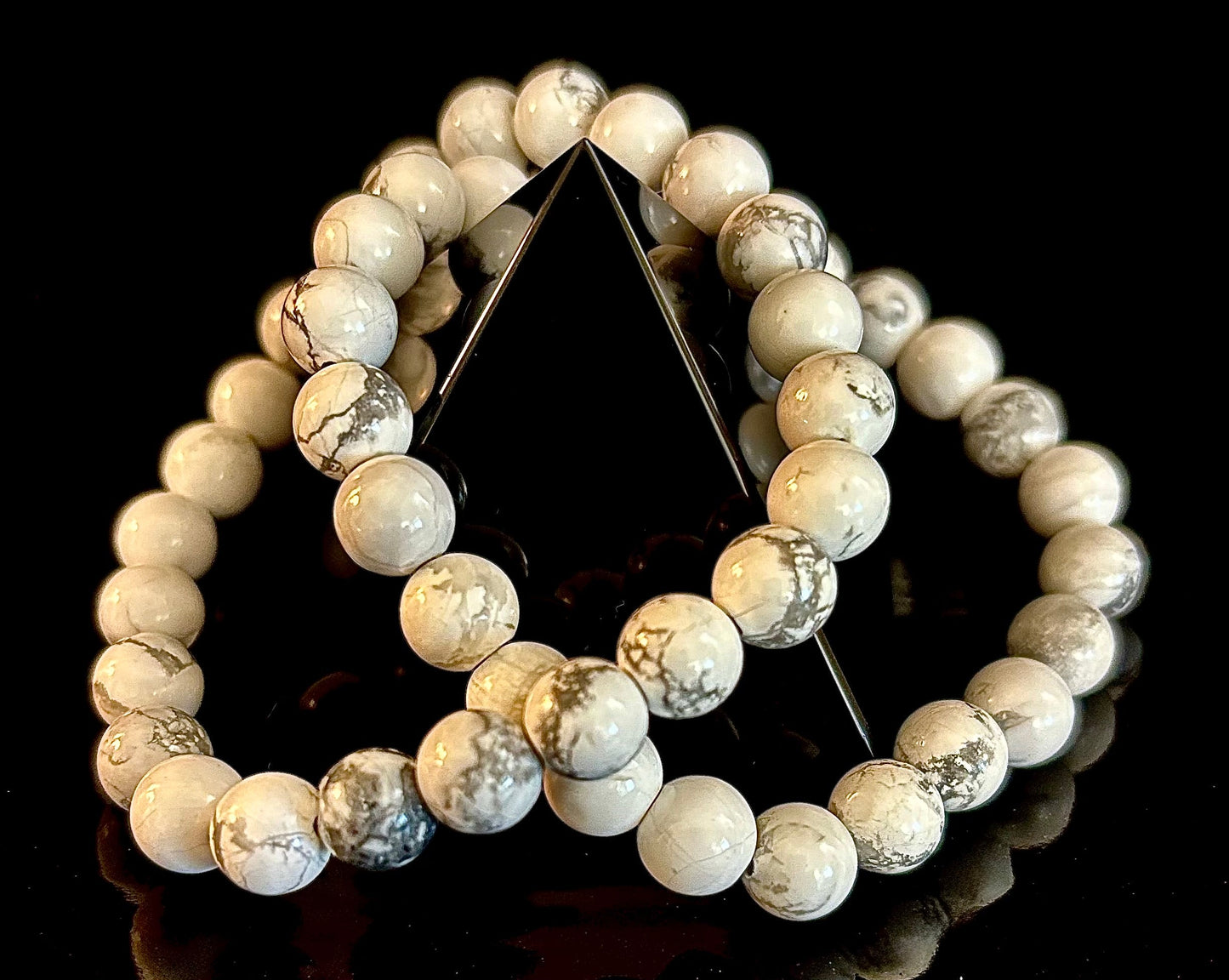 White Howlite Bracelet – Calm, Clarity & Inner Peace
