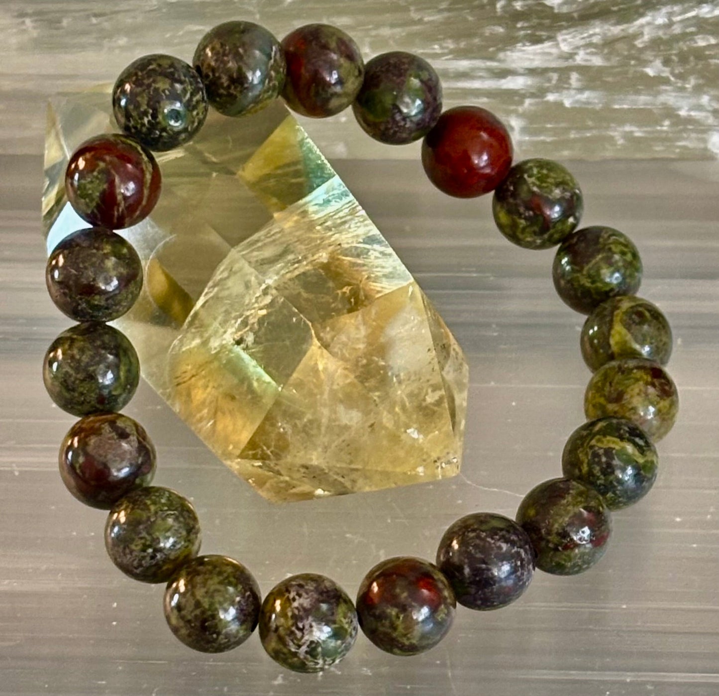 Dragon Bloodstone Bracelet – Courage, Vitality & Empowered Protection