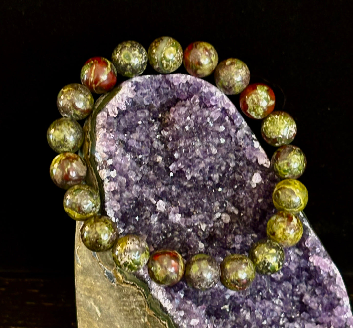 Dragon Bloodstone Bracelet – Courage, Vitality & Empowered Protection