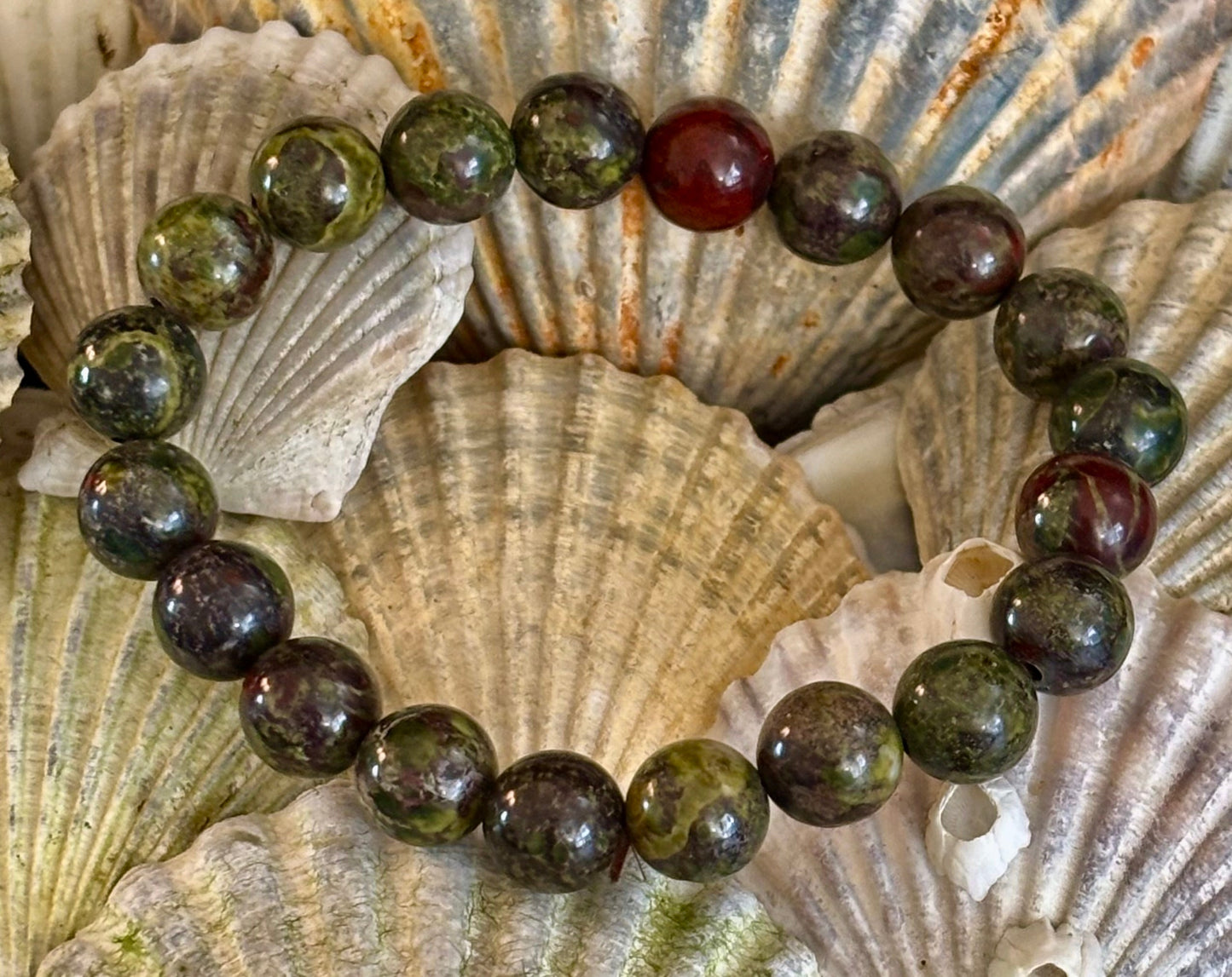 Dragon Bloodstone Bracelet – Courage, Vitality & Empowered Protection