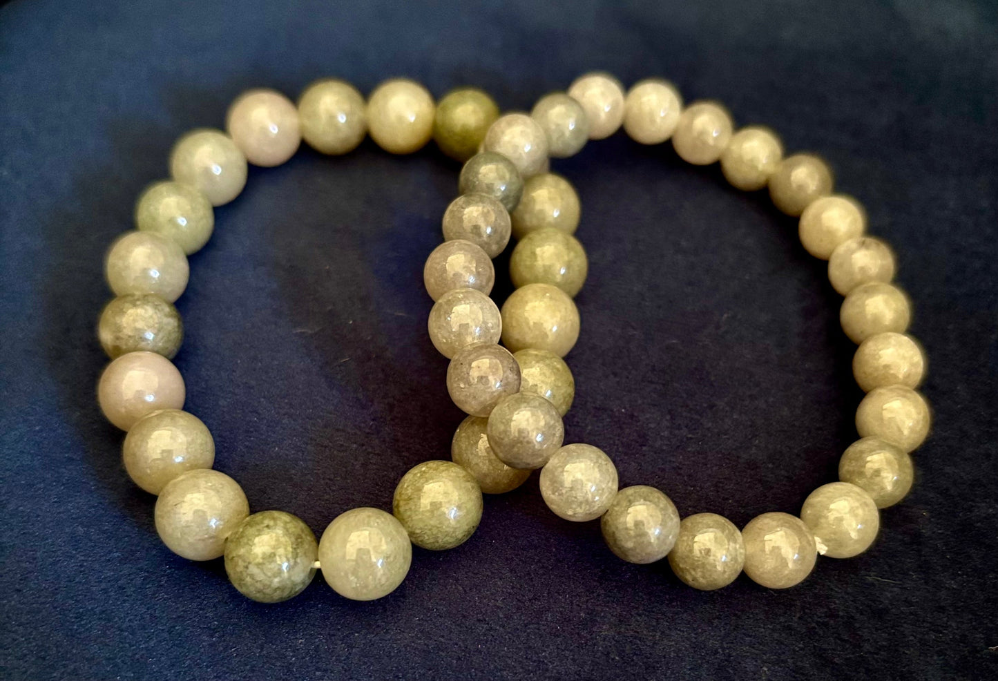 Jade Abundance & Prosperity Bracelet – 8mm or 10mm Beads (Medium to Large Wrists)