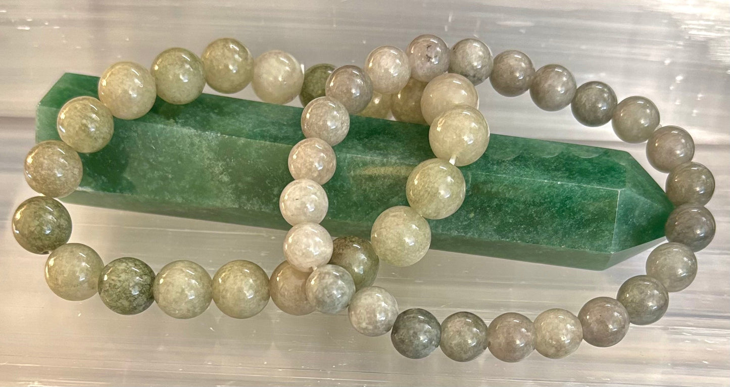 Jade Abundance & Prosperity Bracelet – 8mm or 10mm Beads (Medium to Large Wrists)