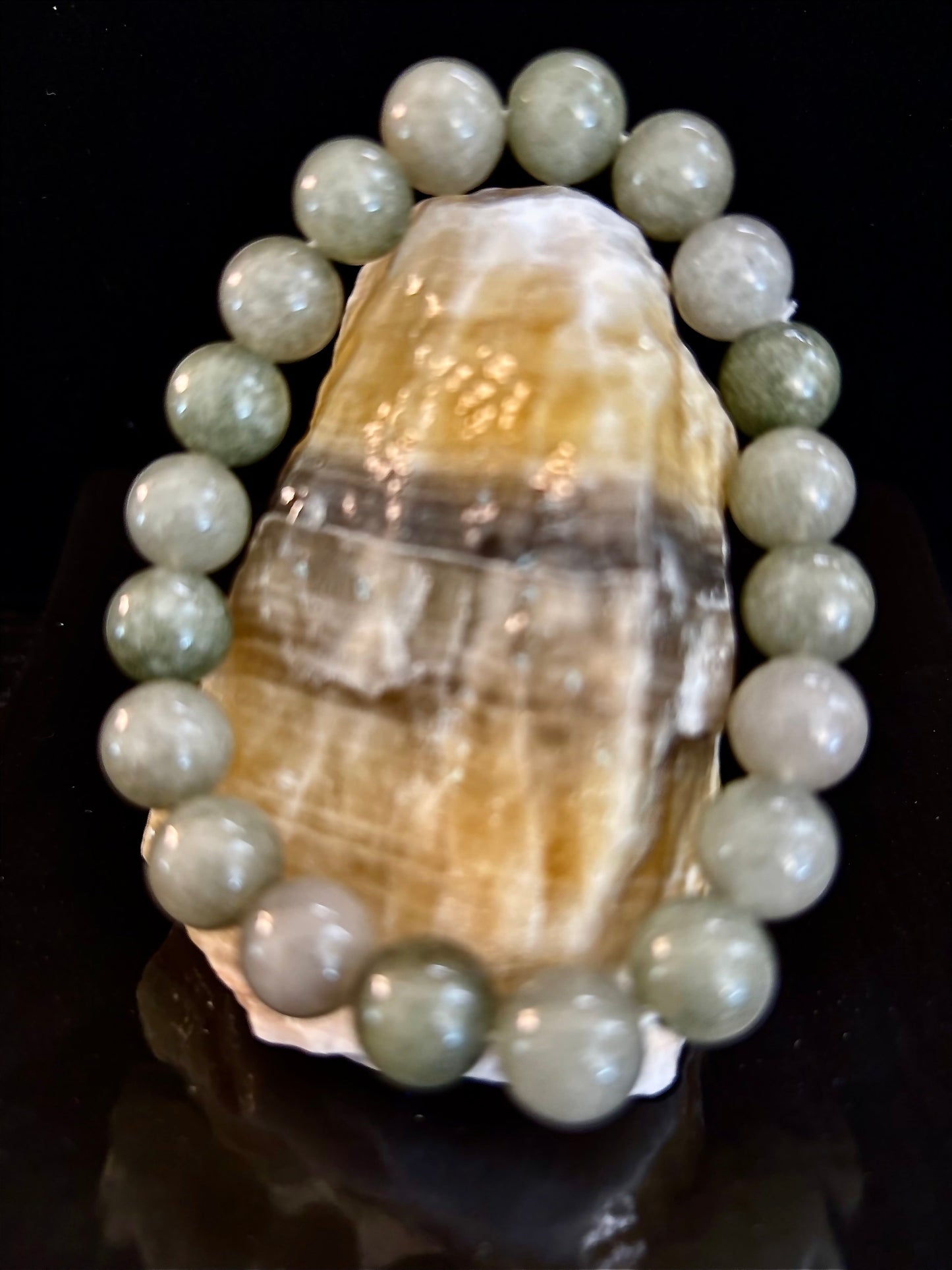 Jade Abundance & Prosperity Bracelet – 8mm or 10mm Beads (Medium to Large Wrists)