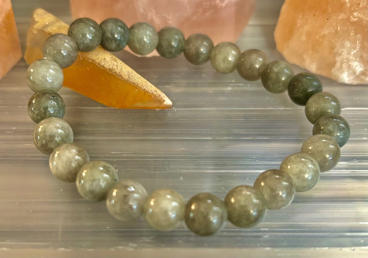 Jade Abundance & Prosperity Bracelet – 8mm or 10mm Beads (Medium to Large Wrists)