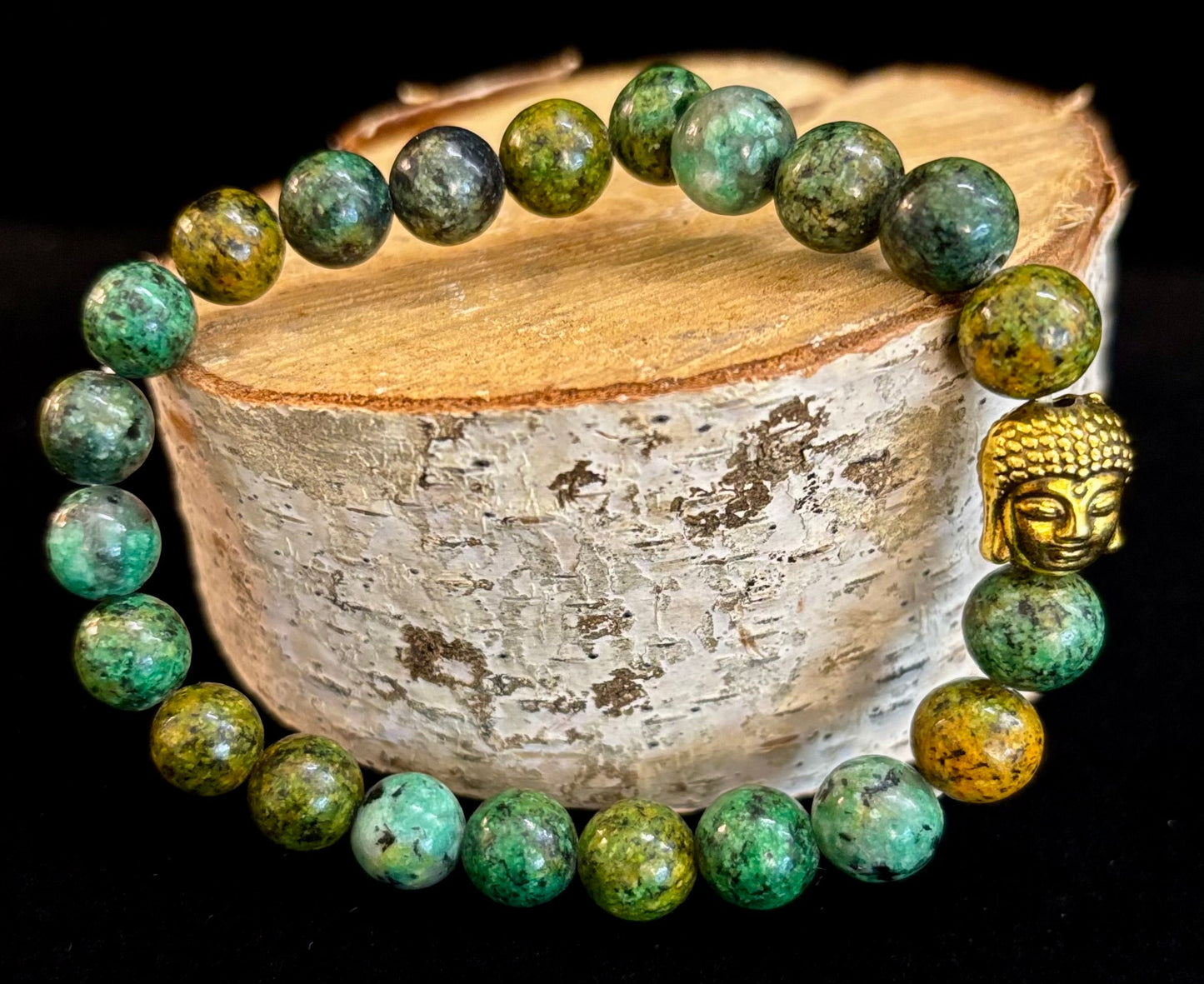 Handmade Gemstone Buddha Bracelets