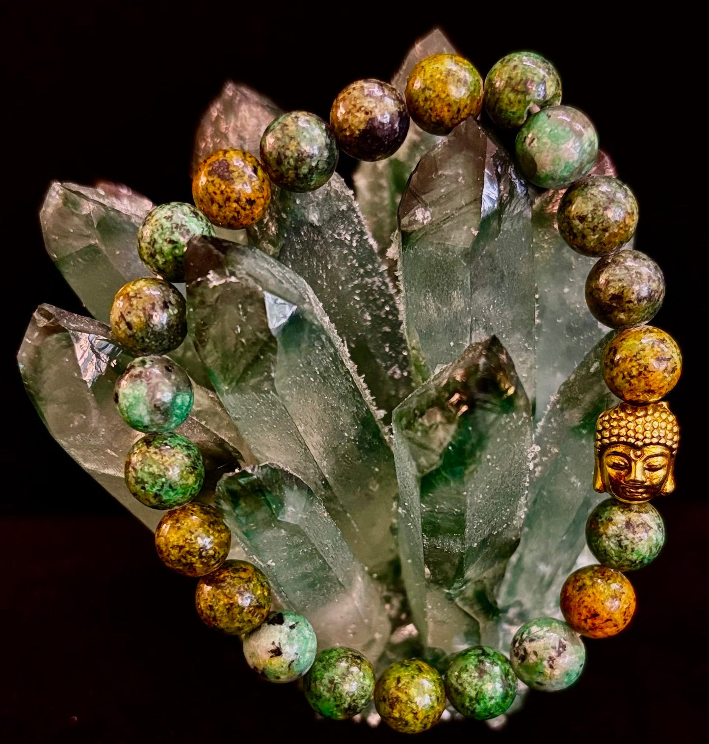 Handmade Gemstone Buddha Bracelets