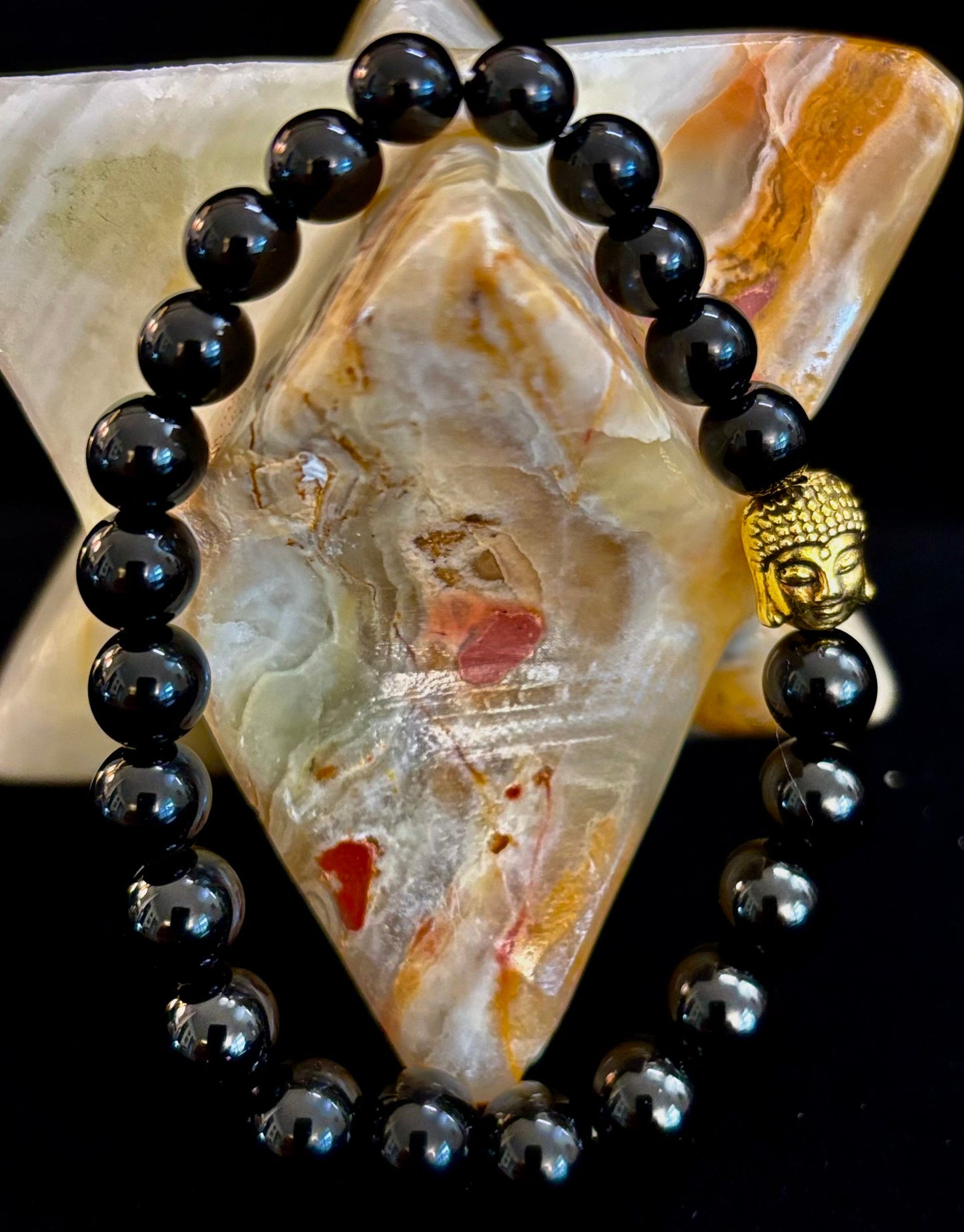 Handmade Gemstone Buddha Bracelets