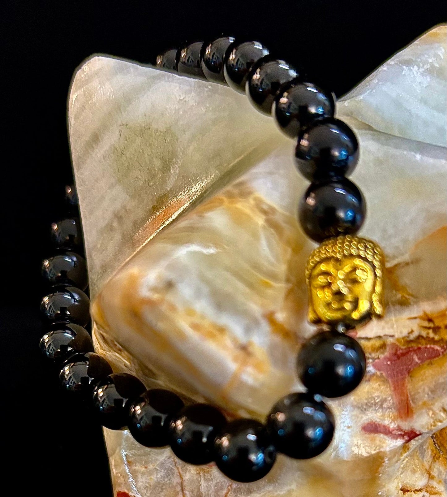 Handmade Gemstone Buddha Bracelets