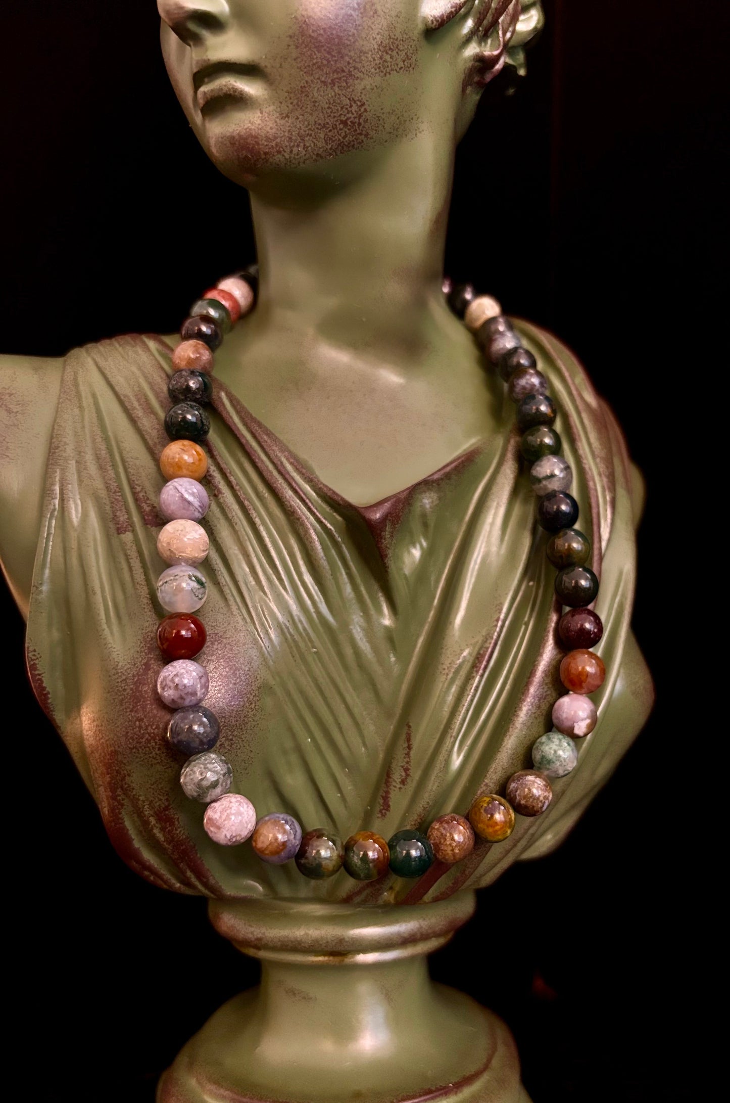 Bohemian Style Natural Stone Choker Necklaces (9 choices)