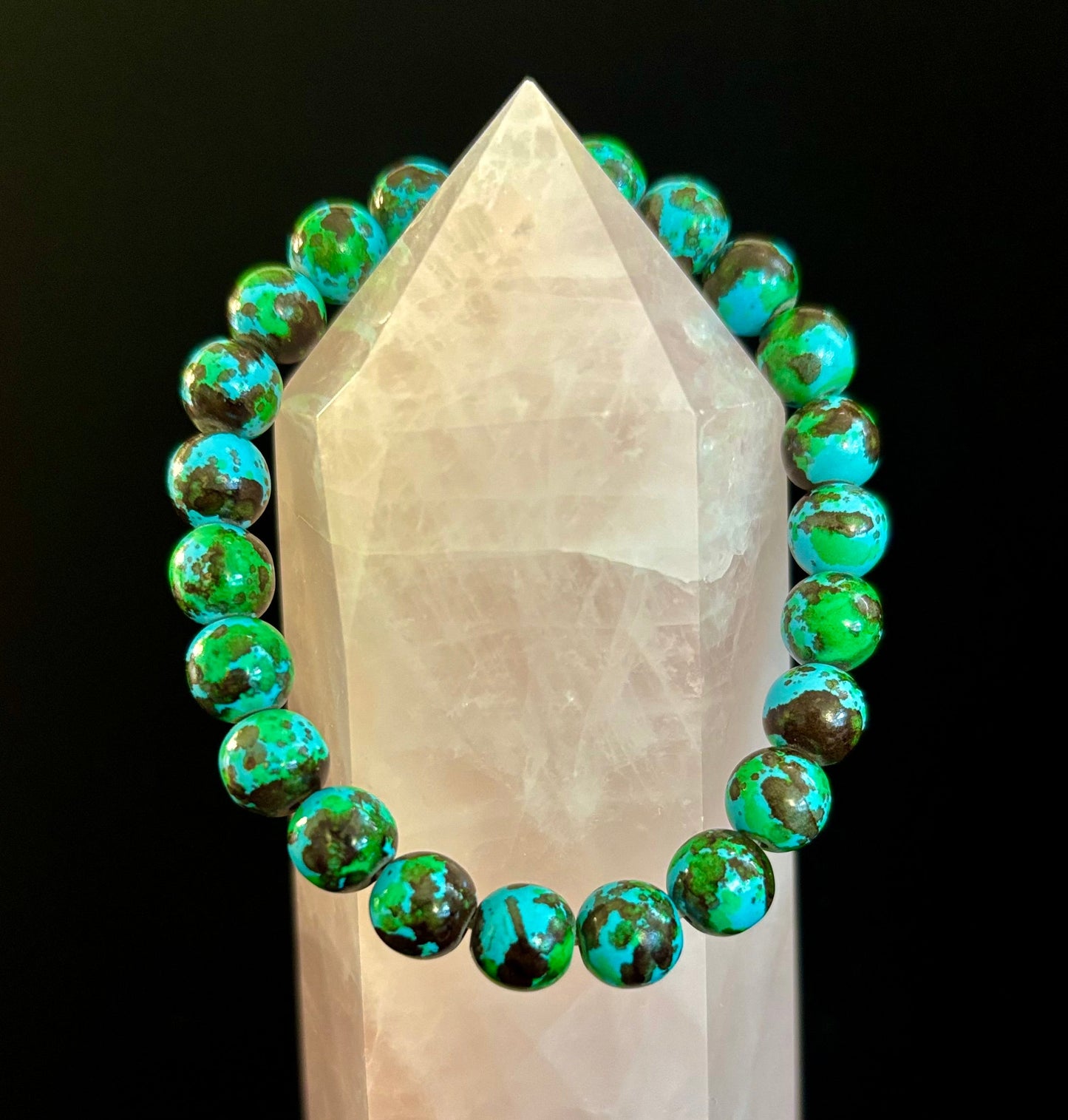 Bohemian Beach Vibes Anti-Anxiety Bracelet – 8mm Calming Beads for Medium Wrists 🌴💆‍♀️🌊