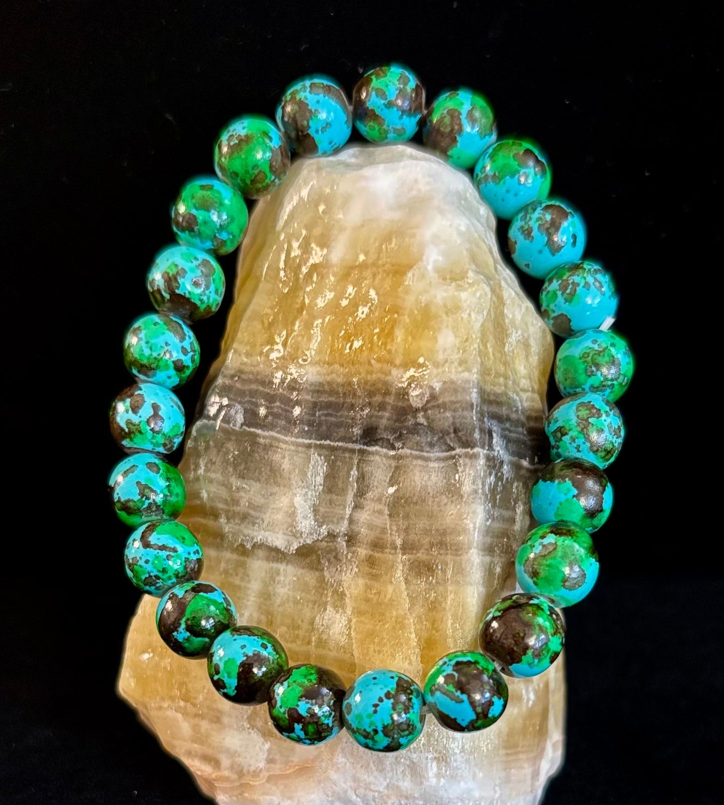 Bohemian Beach Vibes Anti-Anxiety Bracelet – 8mm Calming Beads for Medium Wrists 🌴💆‍♀️🌊