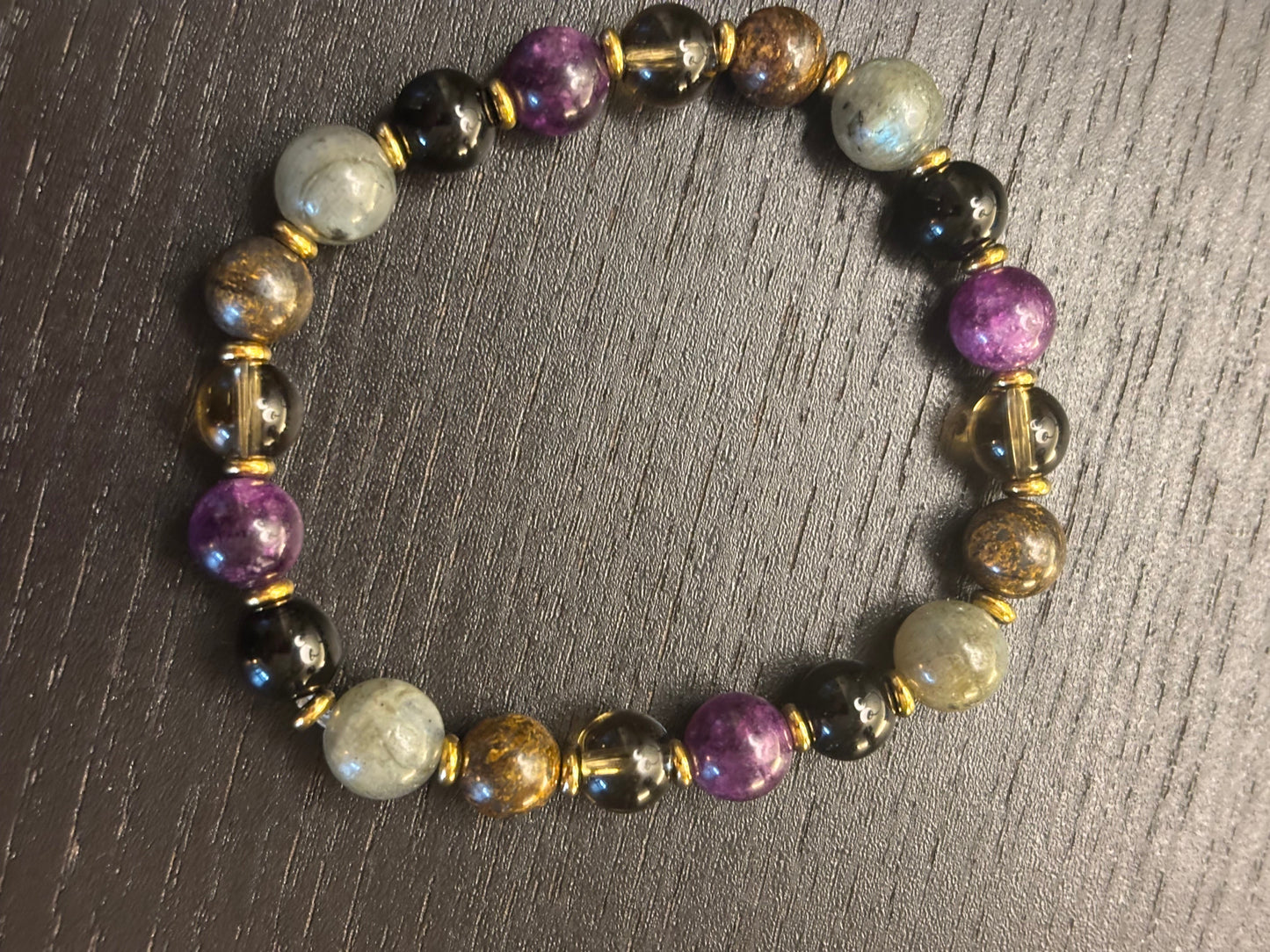 Mystic Energy Mixed Natural Stone Bracelet – Grounding, Protection & Spiritual Balance