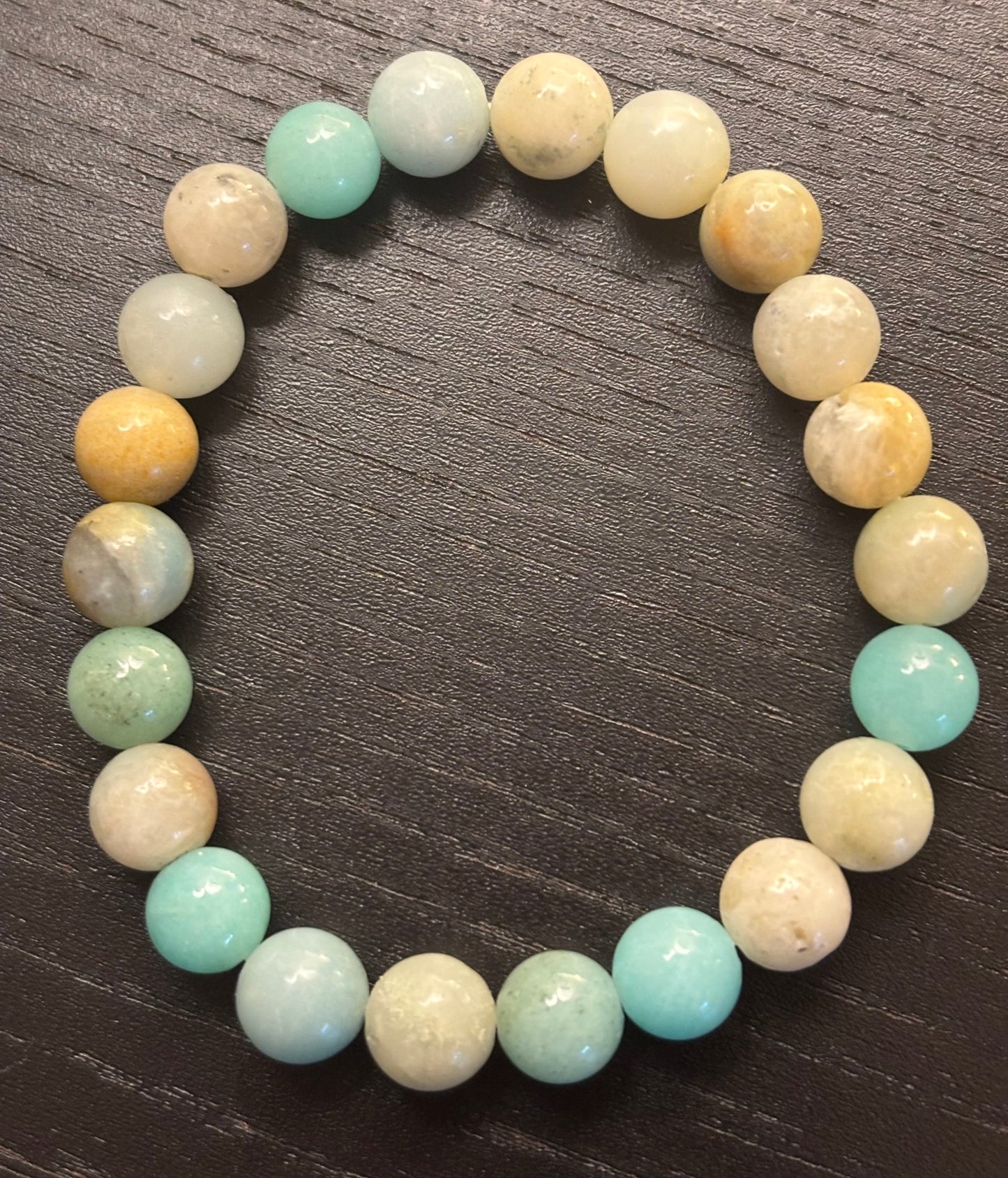 Nantasket Beach-Inspired Amazonite Bracelet – Calm, Coastal Energy in Every Bead