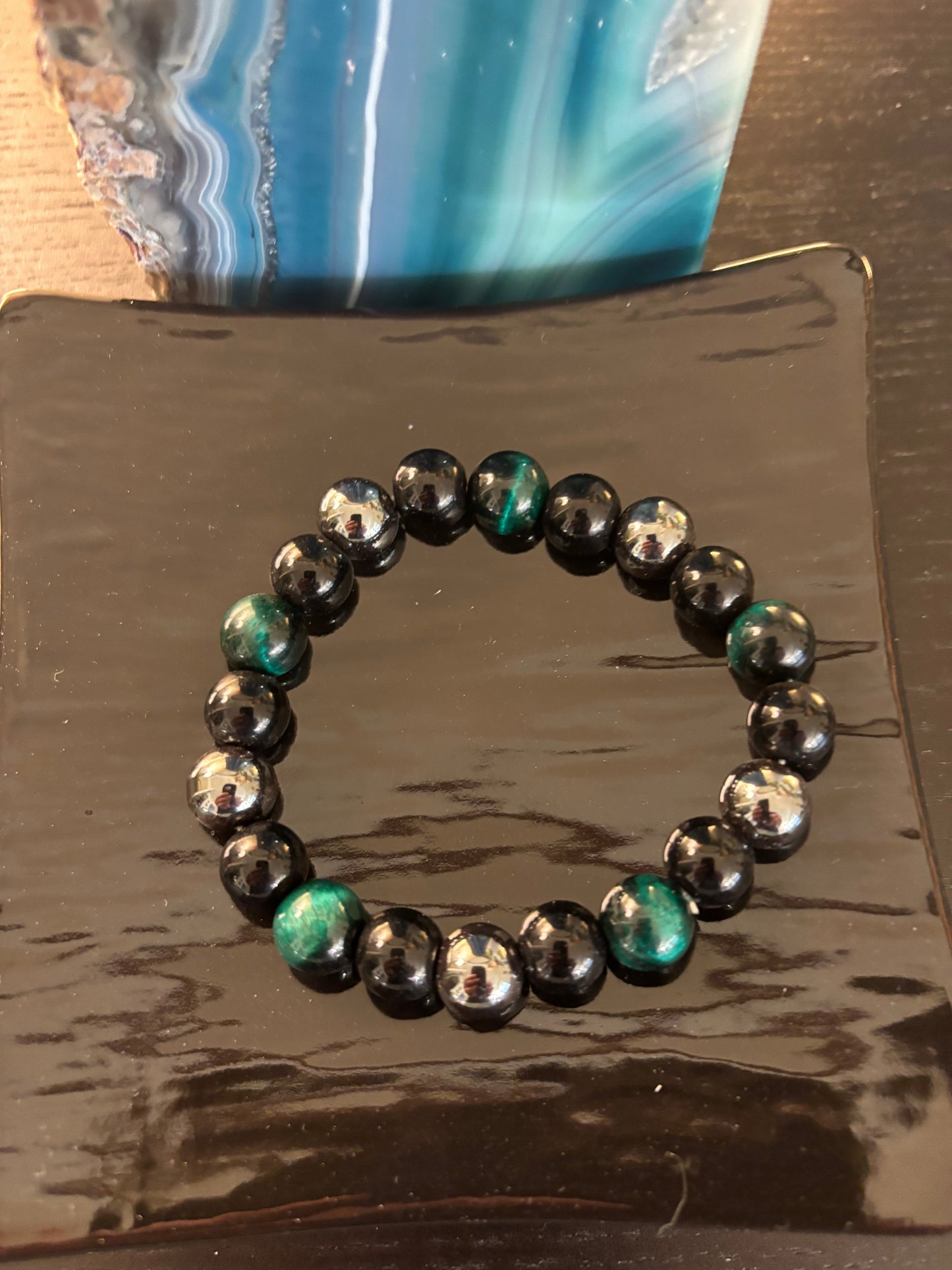 Protection Energy Bracelets – Red, Green, and Tiger Eye Options