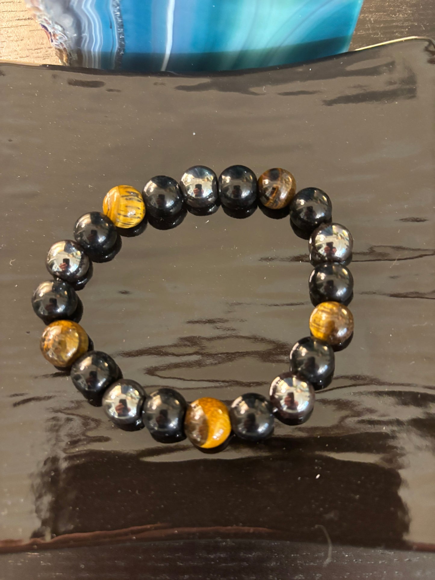 Protection Energy Bracelets – Red, Green, and Tiger Eye Options