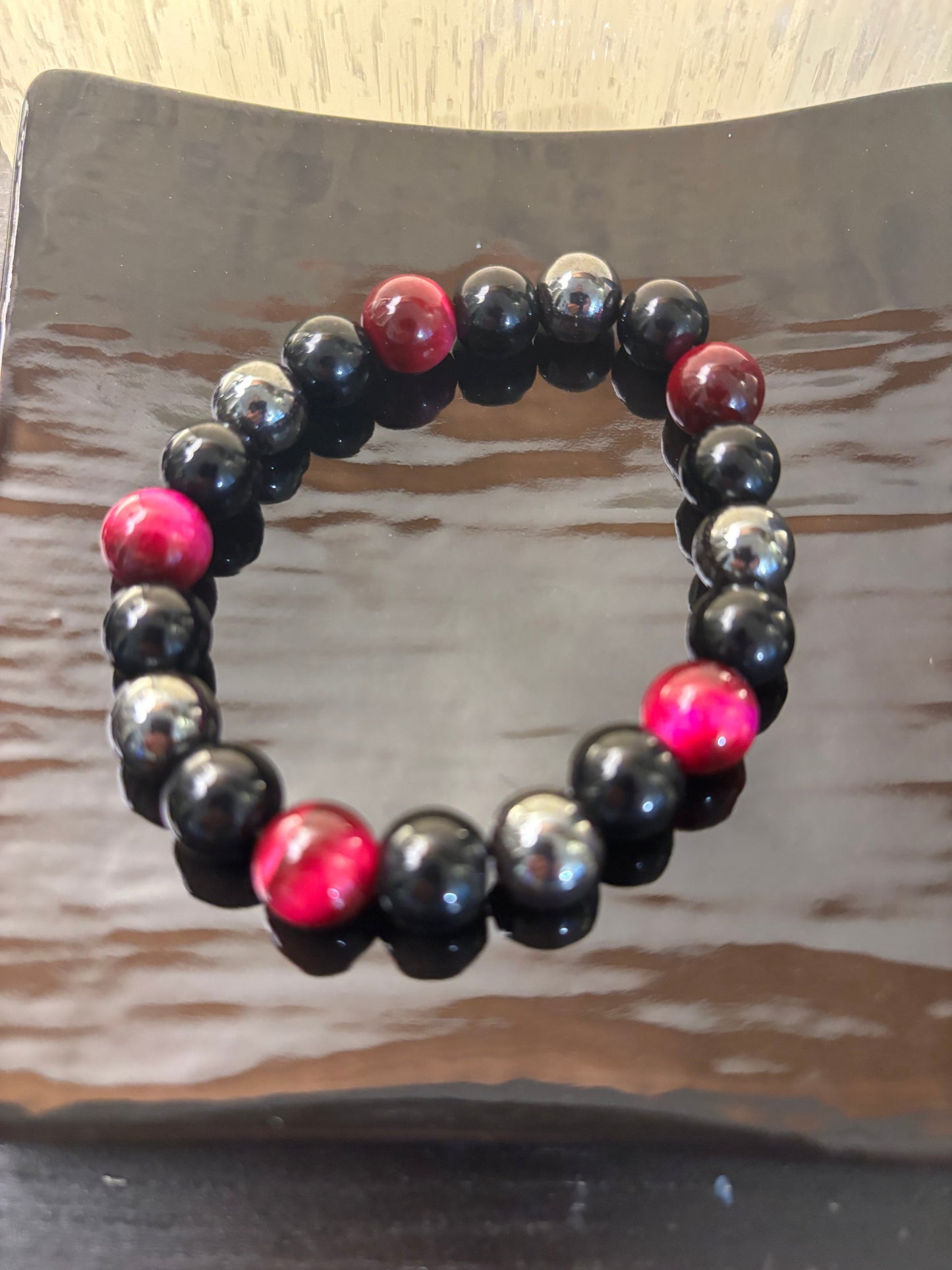 Protection Energy Bracelets – Red, Green, and Tiger Eye Options