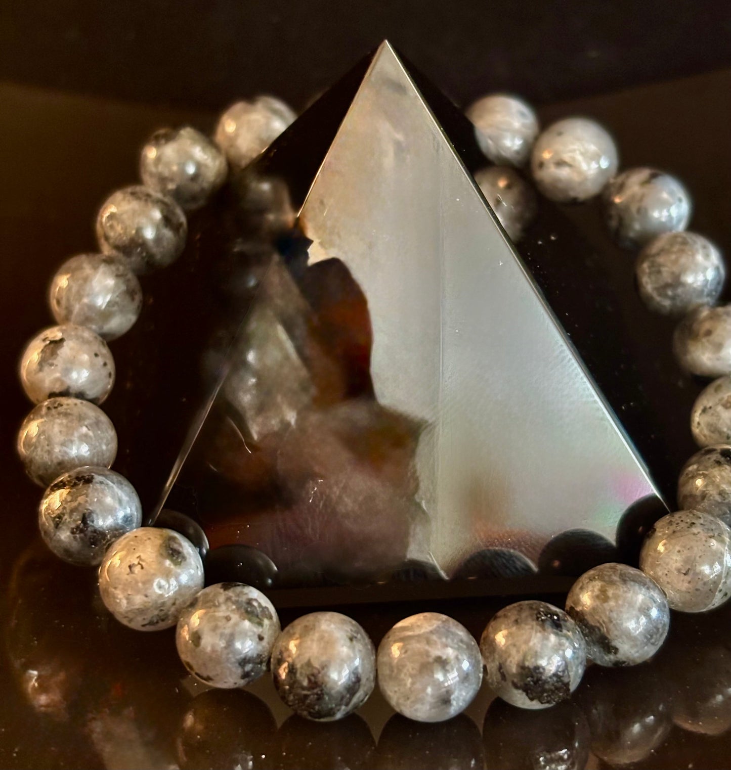 Labradorite Protection & Transformation Bracelet – 8mm or 10mm Natural Stone