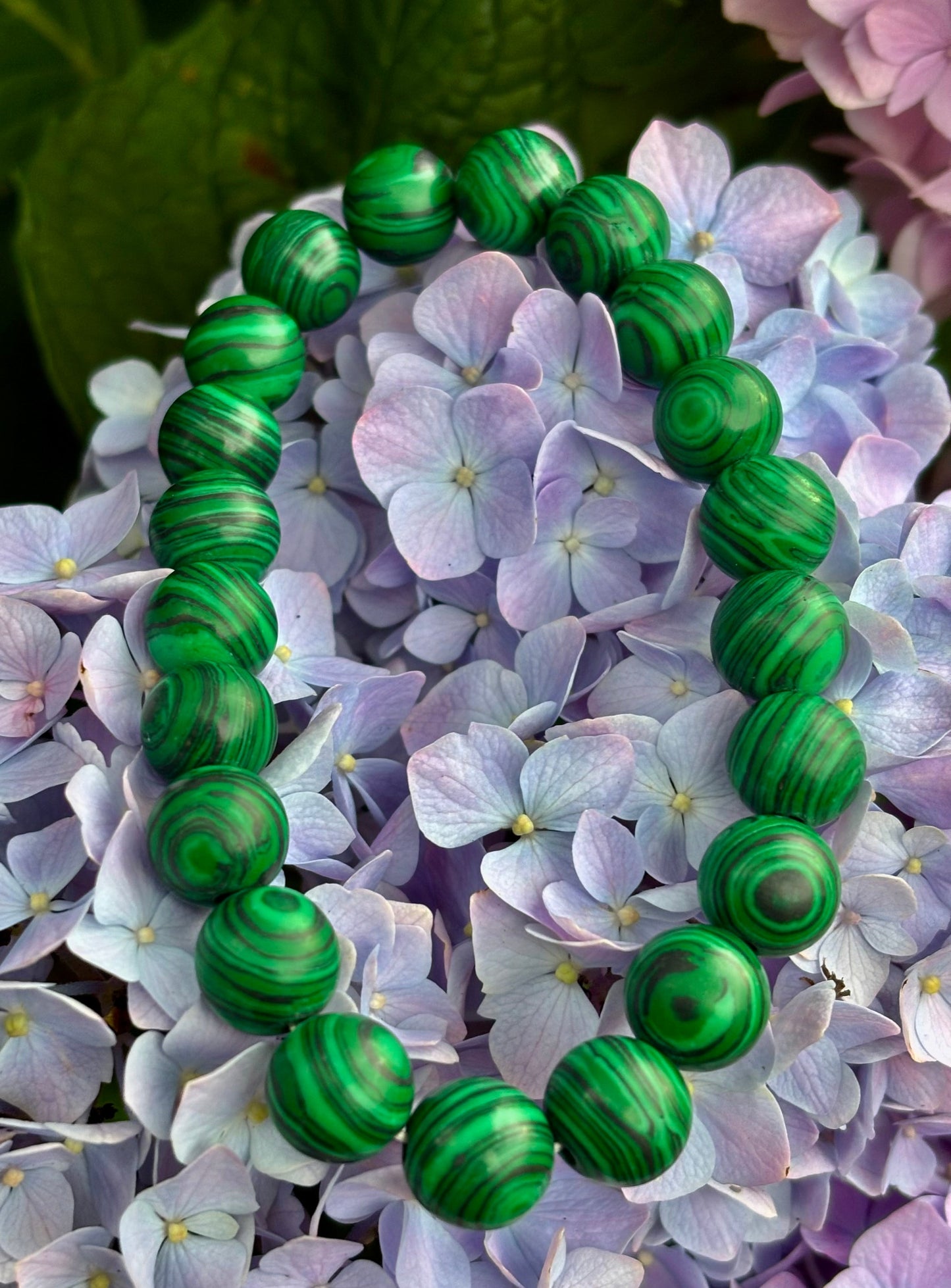 Malachite Bead Bracelet – Transformation and Protection