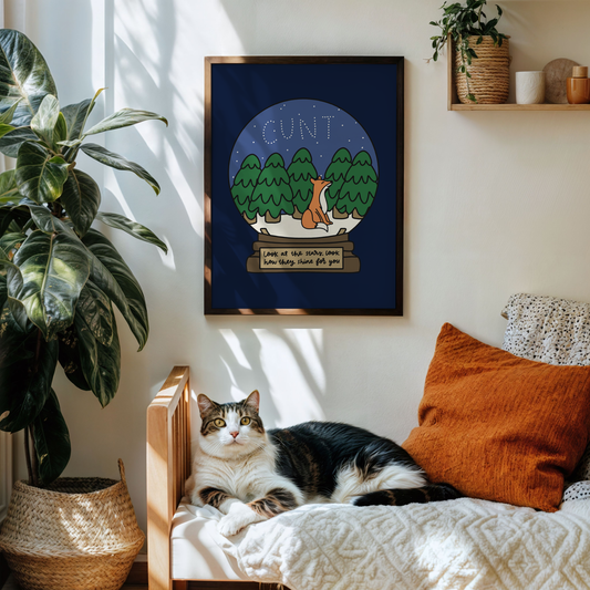 Look At The Stars Unframed Art Print