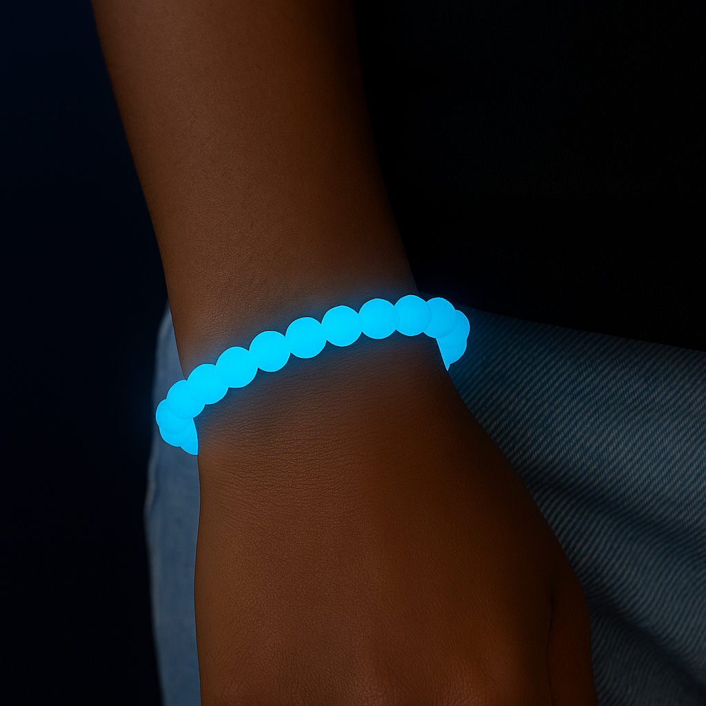 Glow in the Dark Beaded Bracelet – Light Up the Night with Pride!