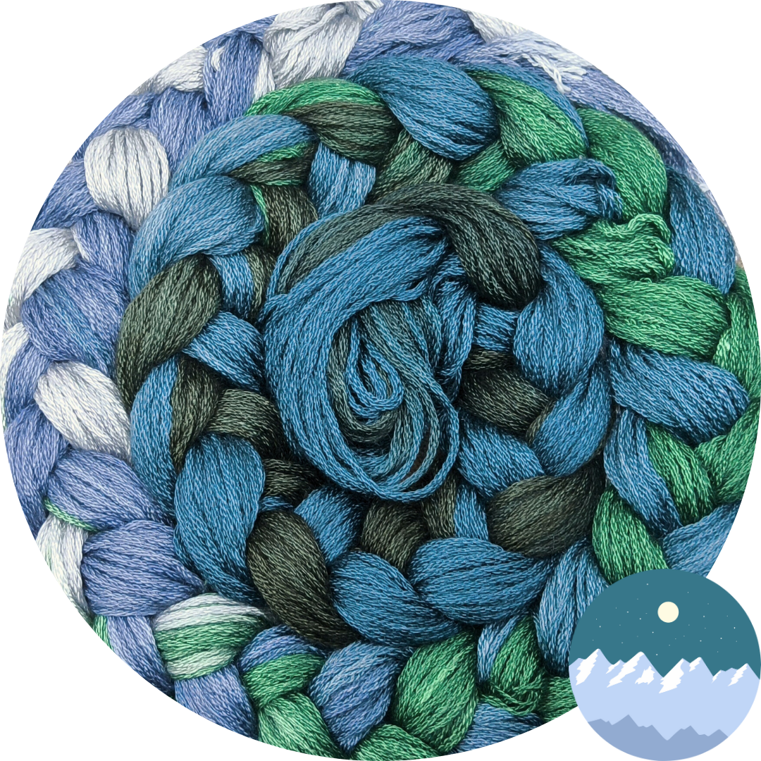 Moonlit Mountain - Flower Silk Duo Silk Floss Special Edition