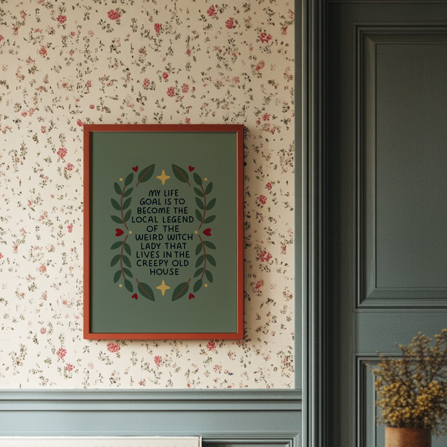 Local Legend Of The Weird Witch Unframed Art Print