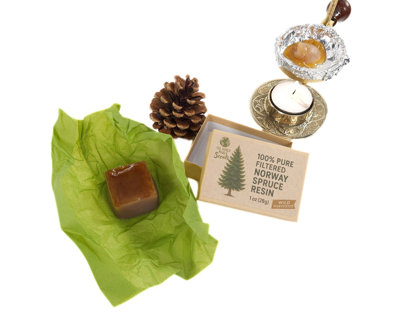 Filtered Pure Norway Spruce Resin (Picea abies) 1oz (28g)