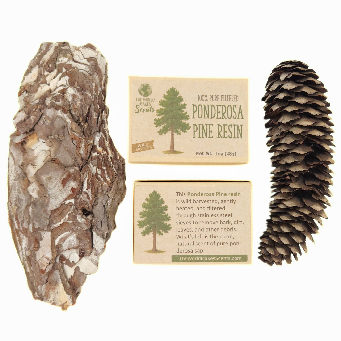 Filtered Ponderosa Pine Resin (Pinus ponderosa) 1oz (28g)