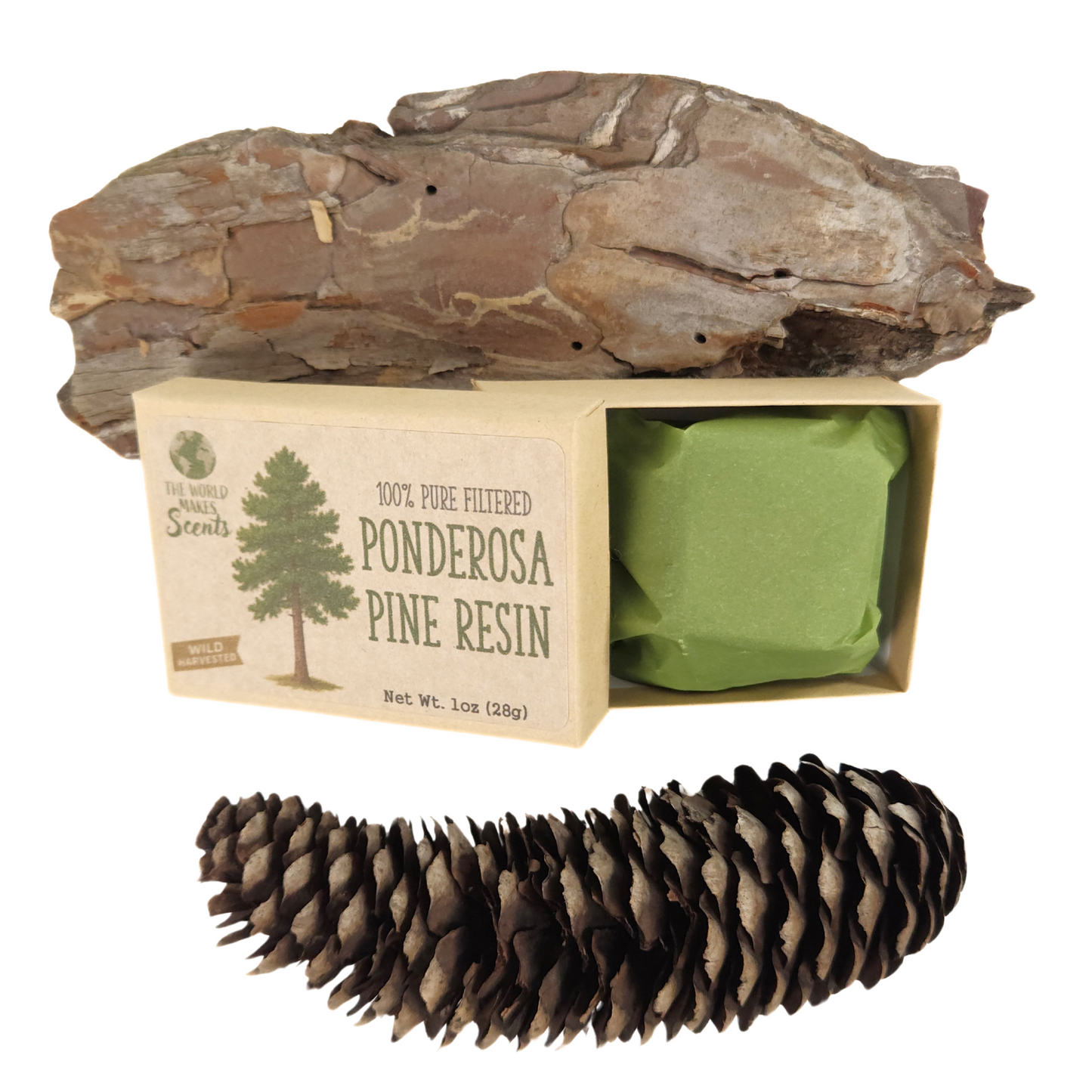 Filtered Ponderosa Pine Resin (Pinus ponderosa) 1oz (28g)