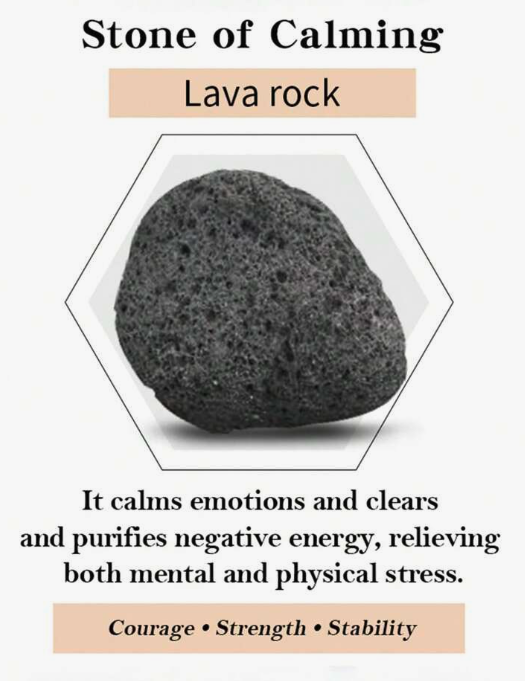 Volcanic Stone with Wooden Beads Relaxation Bracelet