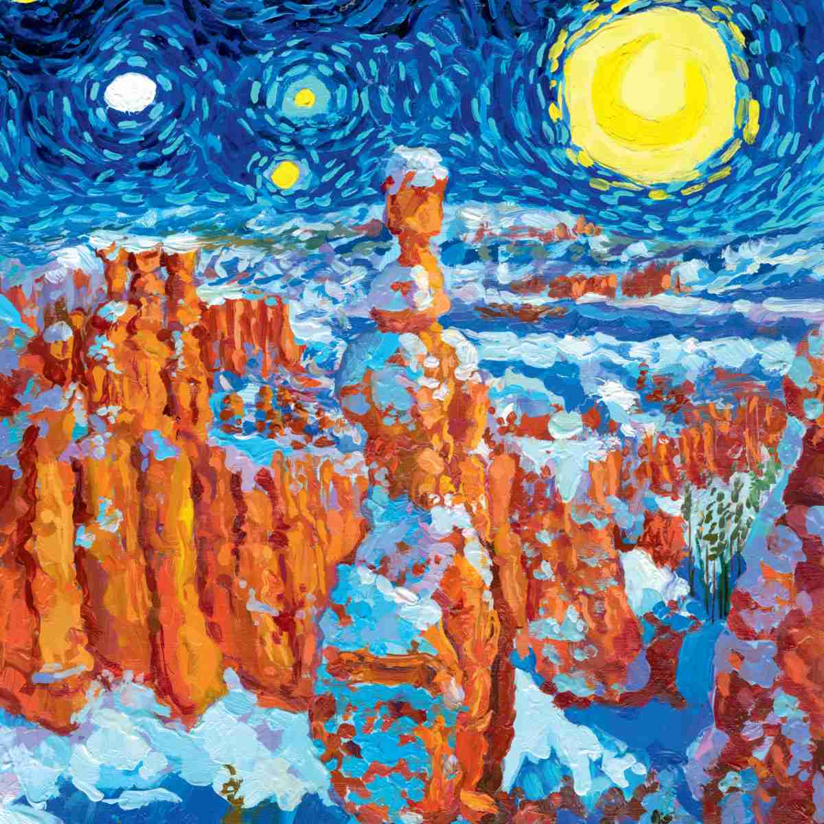 2026 Starry Night National Park Wall Calendar from National Parks Collective