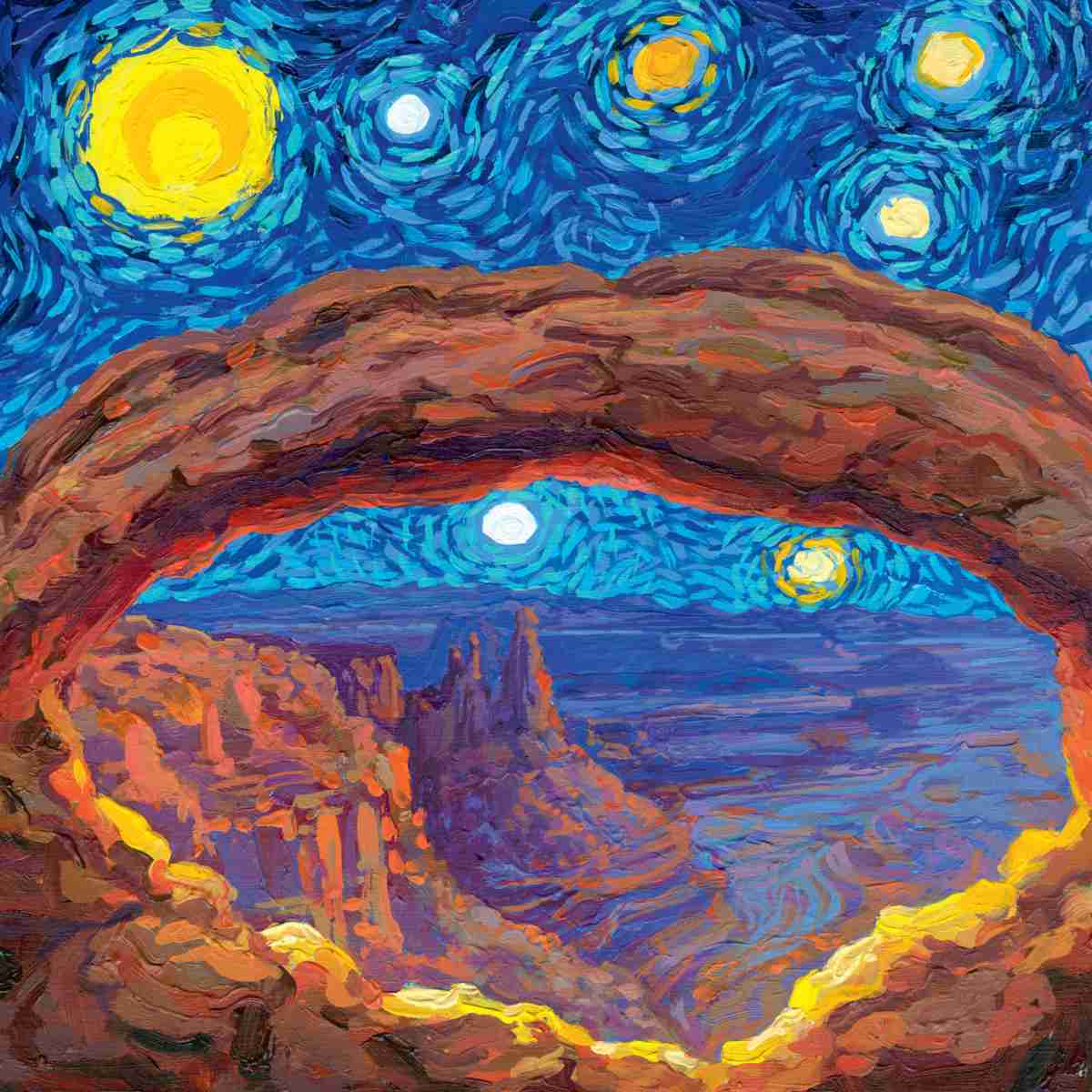 2026 Starry Night National Park Wall Calendar from National Parks Collective