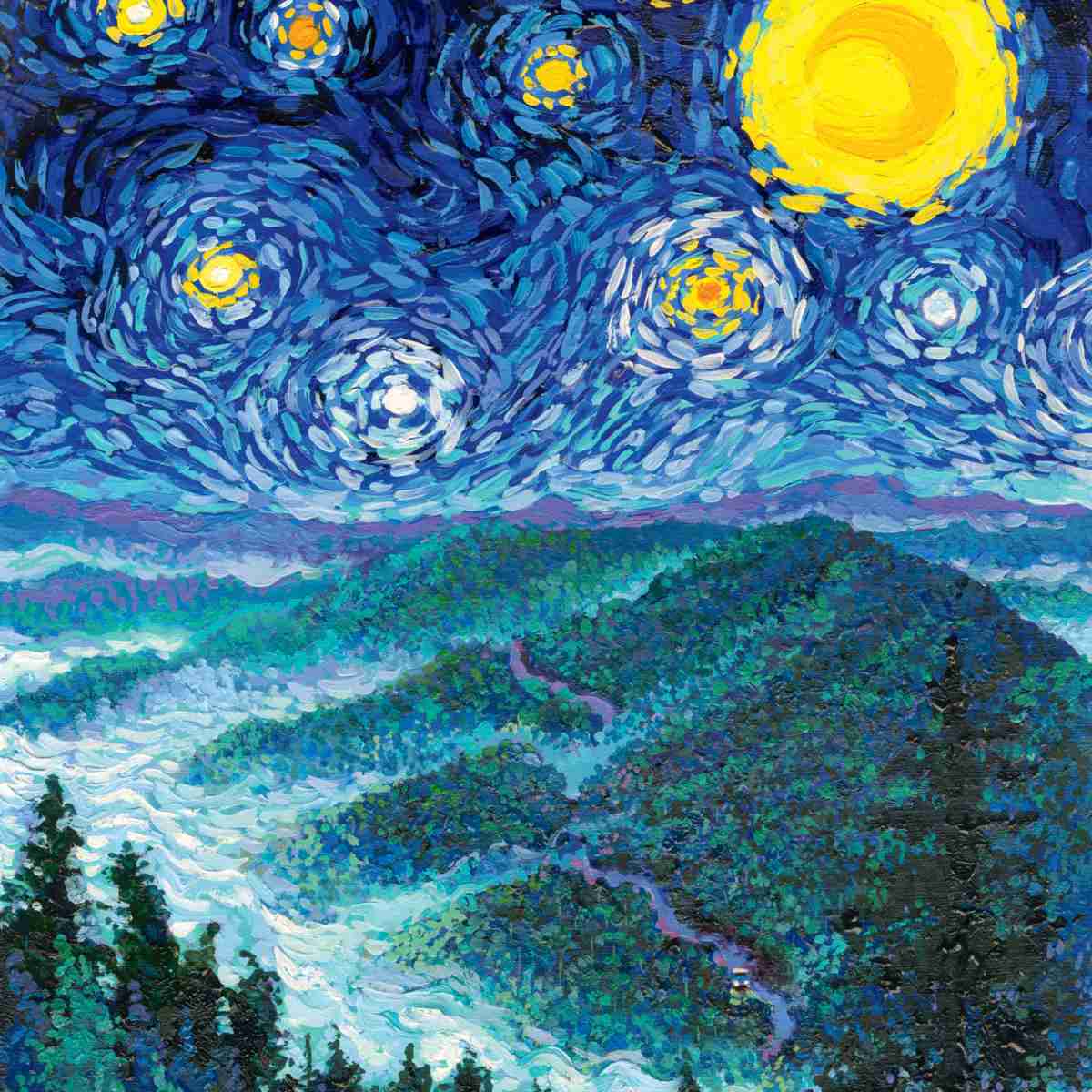 2026 Starry Night National Park Wall Calendar from National Parks Collective
