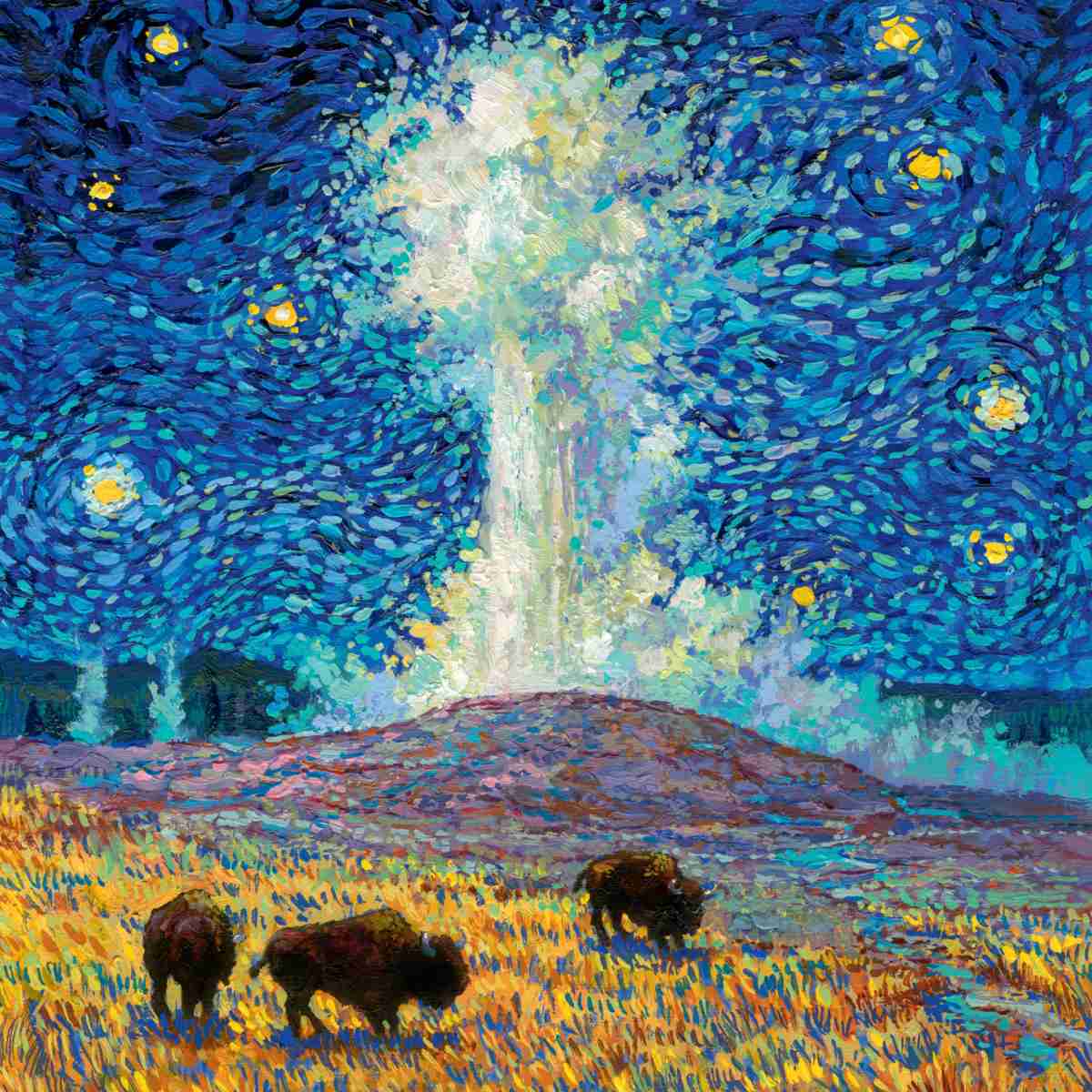 2026 Starry Night National Park Wall Calendar from National Parks Collective