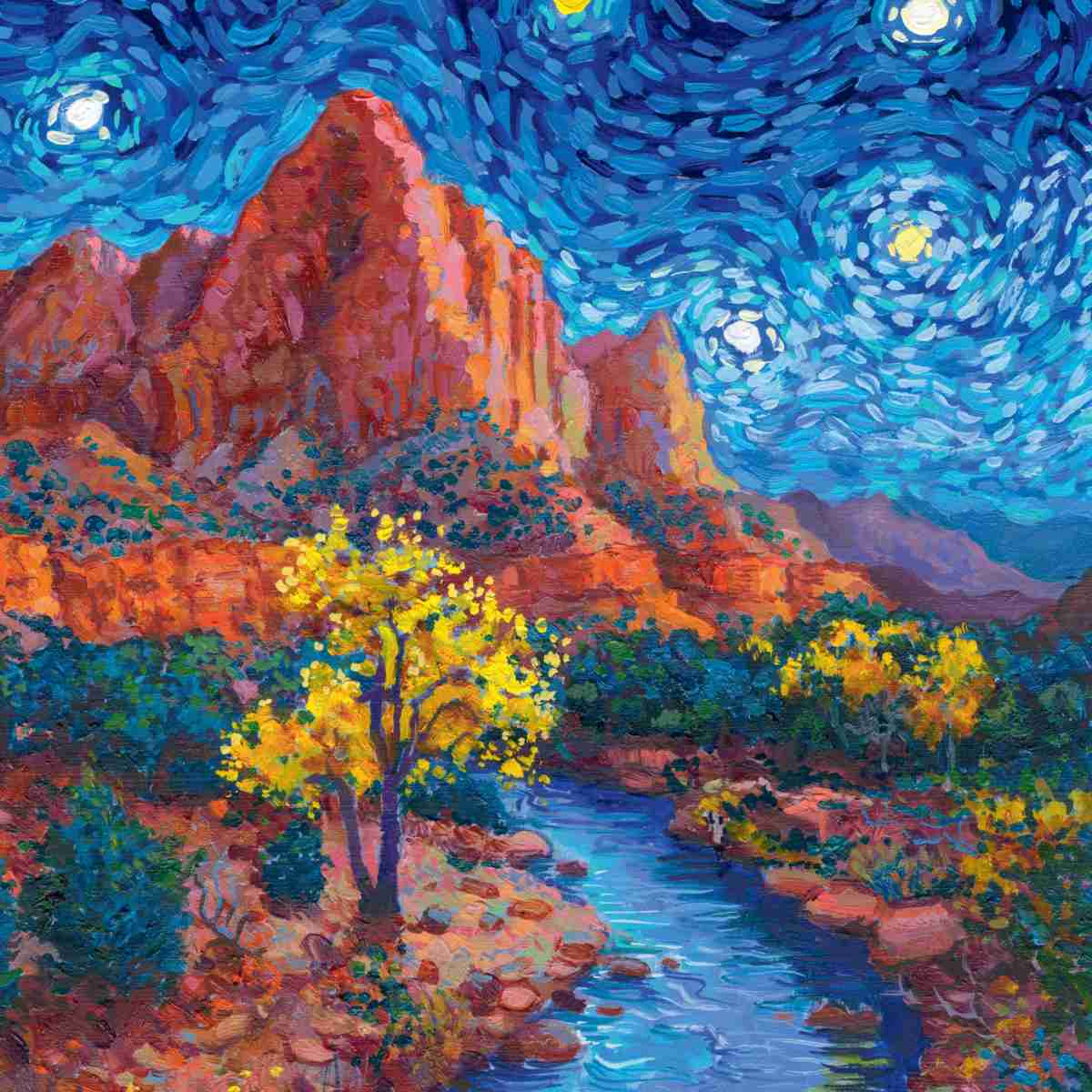 2026 Starry Night National Park Wall Calendar from National Parks Collective