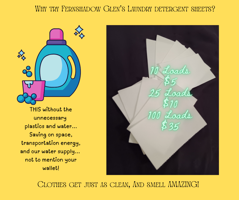 Fernshadow Glen Plant-Based Laundry Detergent Sheets